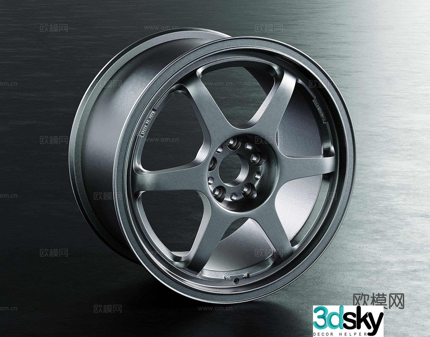 Wheel hub 5zigen3d model