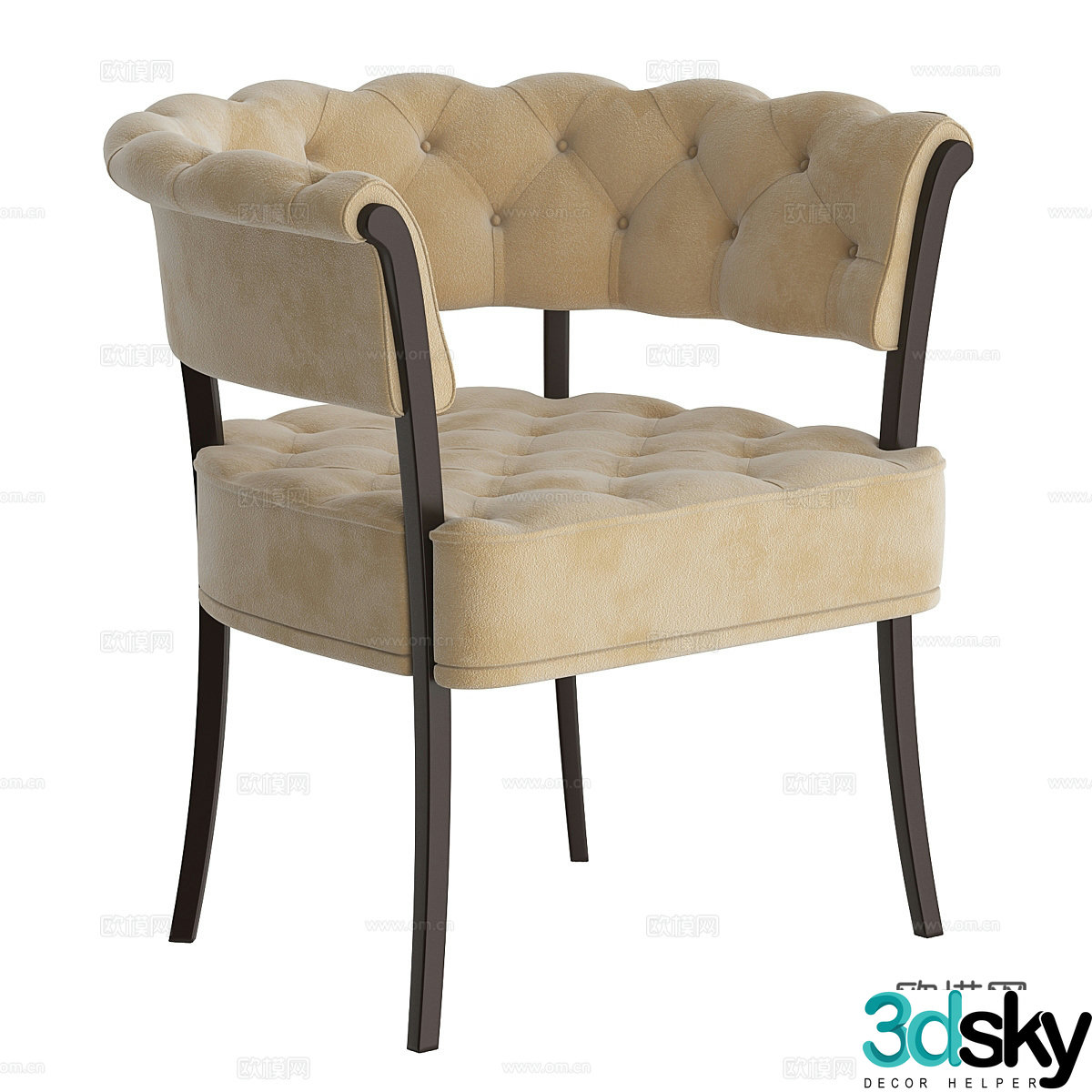 Visionnaire armchair 3d model