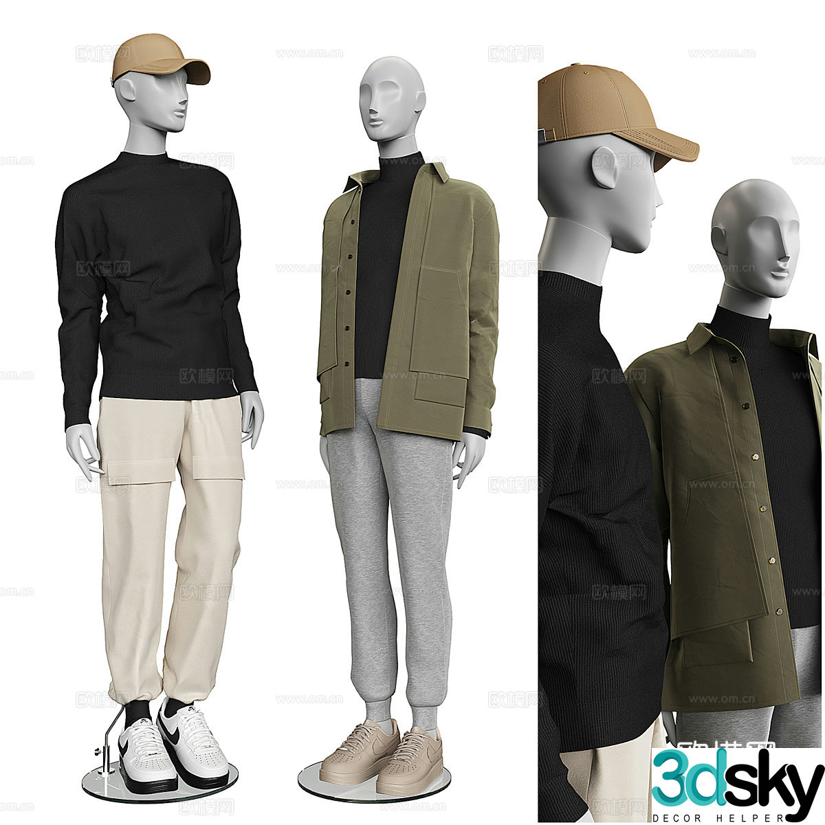 3d model of man