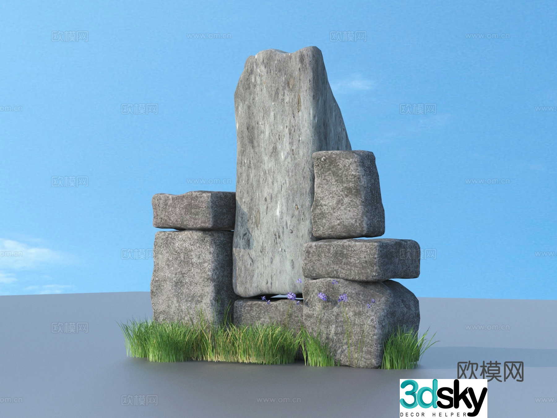 Stone Rock Stone Appreciation Strange Stone Strange Stone 3D Model