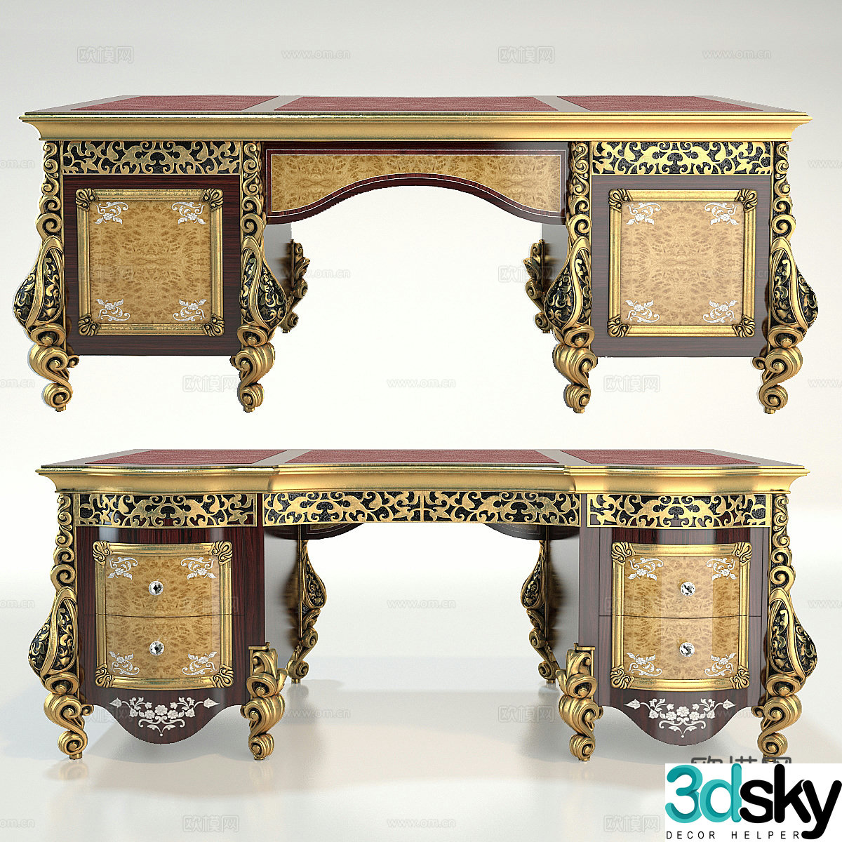 Palace Arredamenti Main Table 3D Model