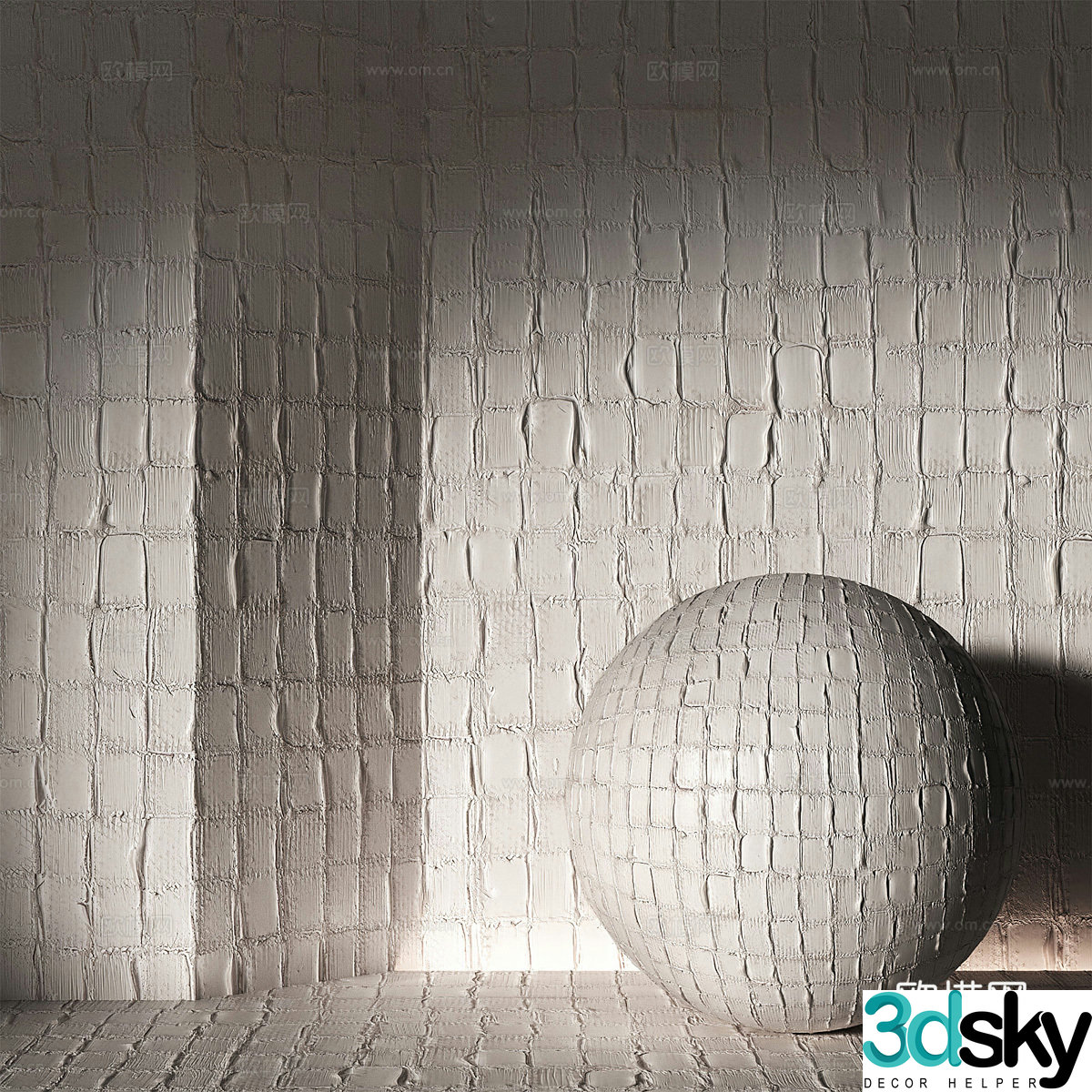 3d model of floor tiles
