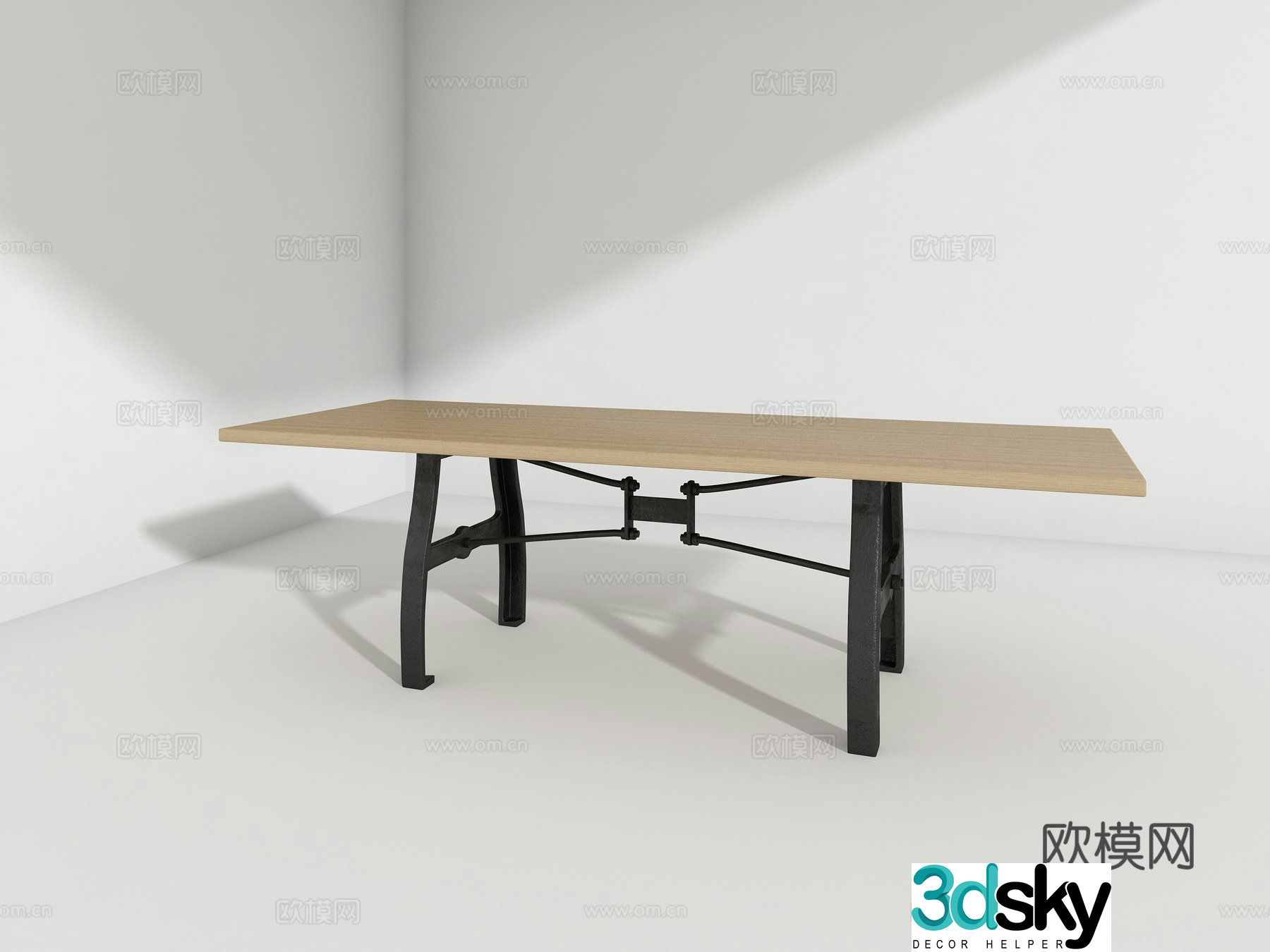 Office desk3d model