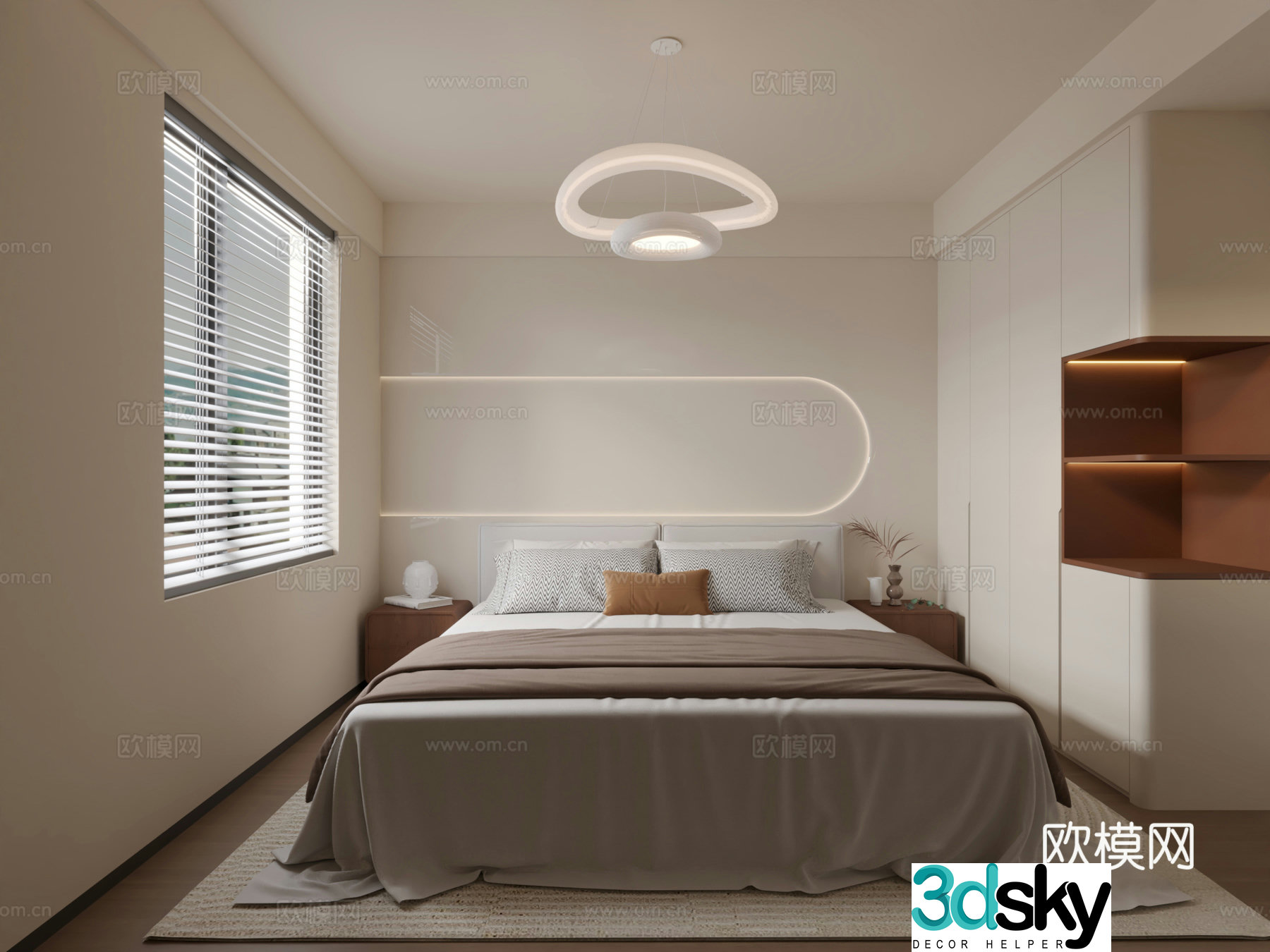 Wasabi Bedroom 3D Model