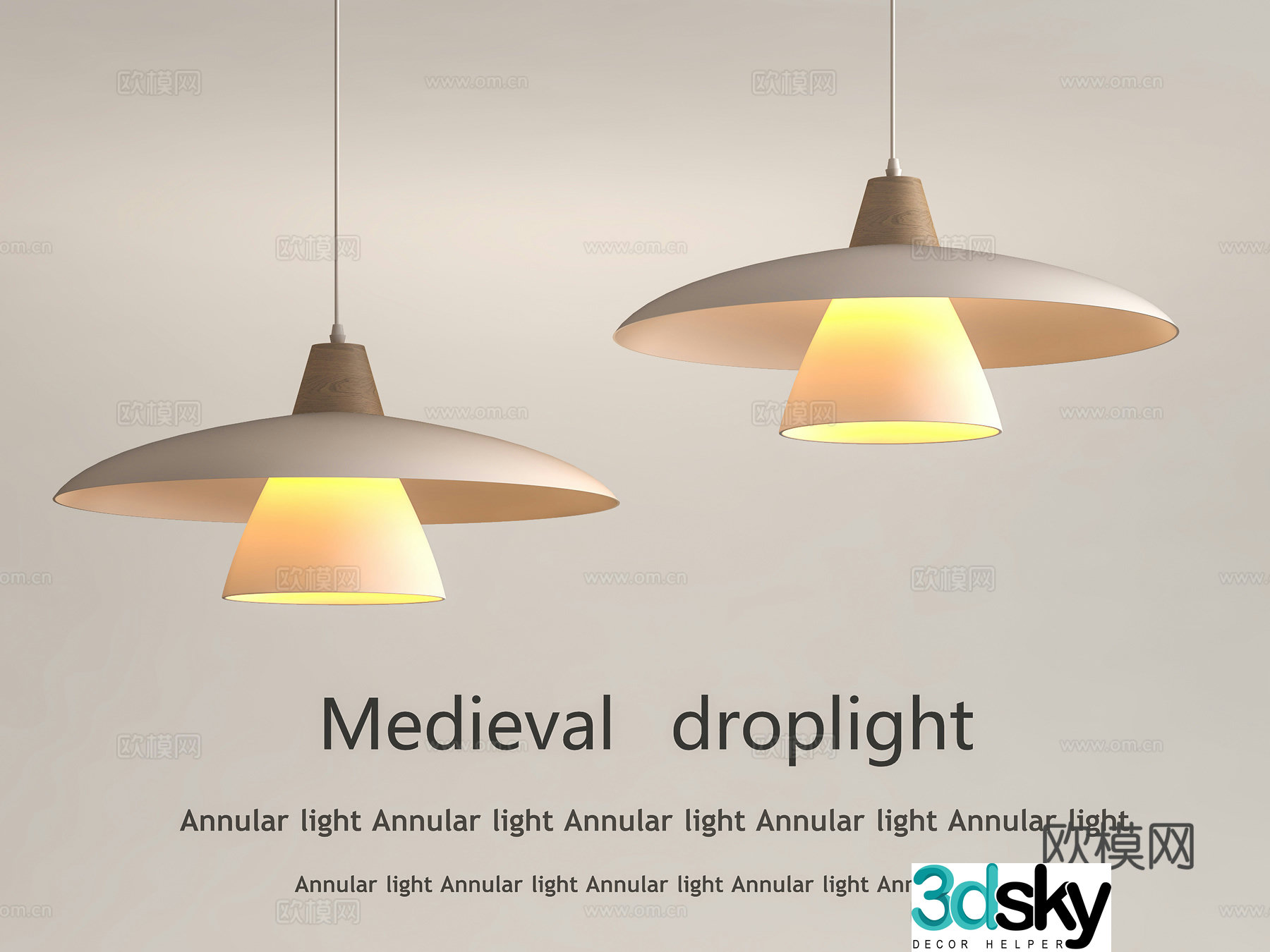 Modern restaurant chandeliers Restaurant art chandeliers Japanese cream style chandeliers Bedside chandeliers 3D model