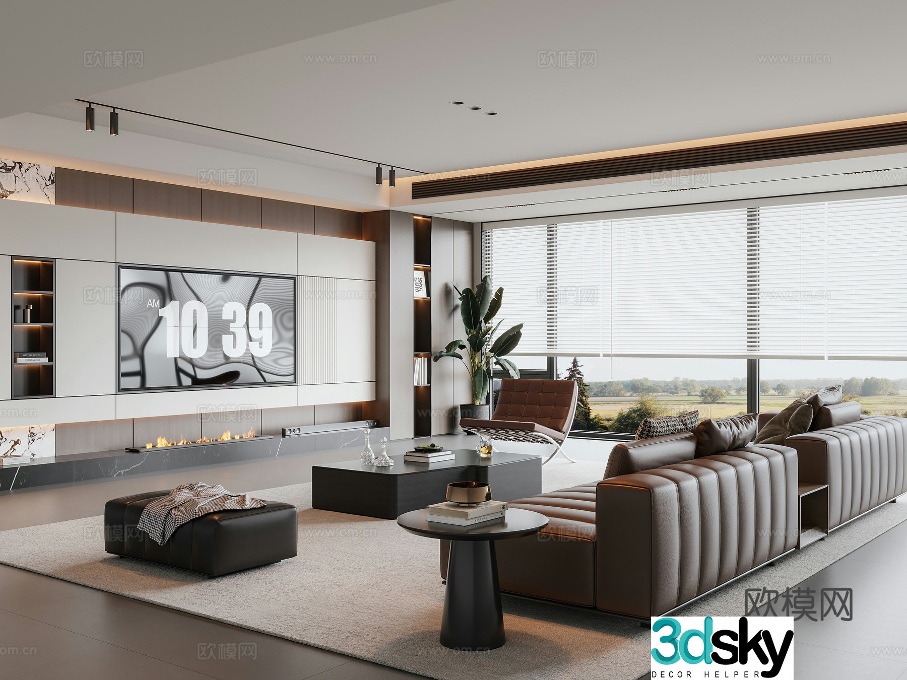 Italian living room 3d model