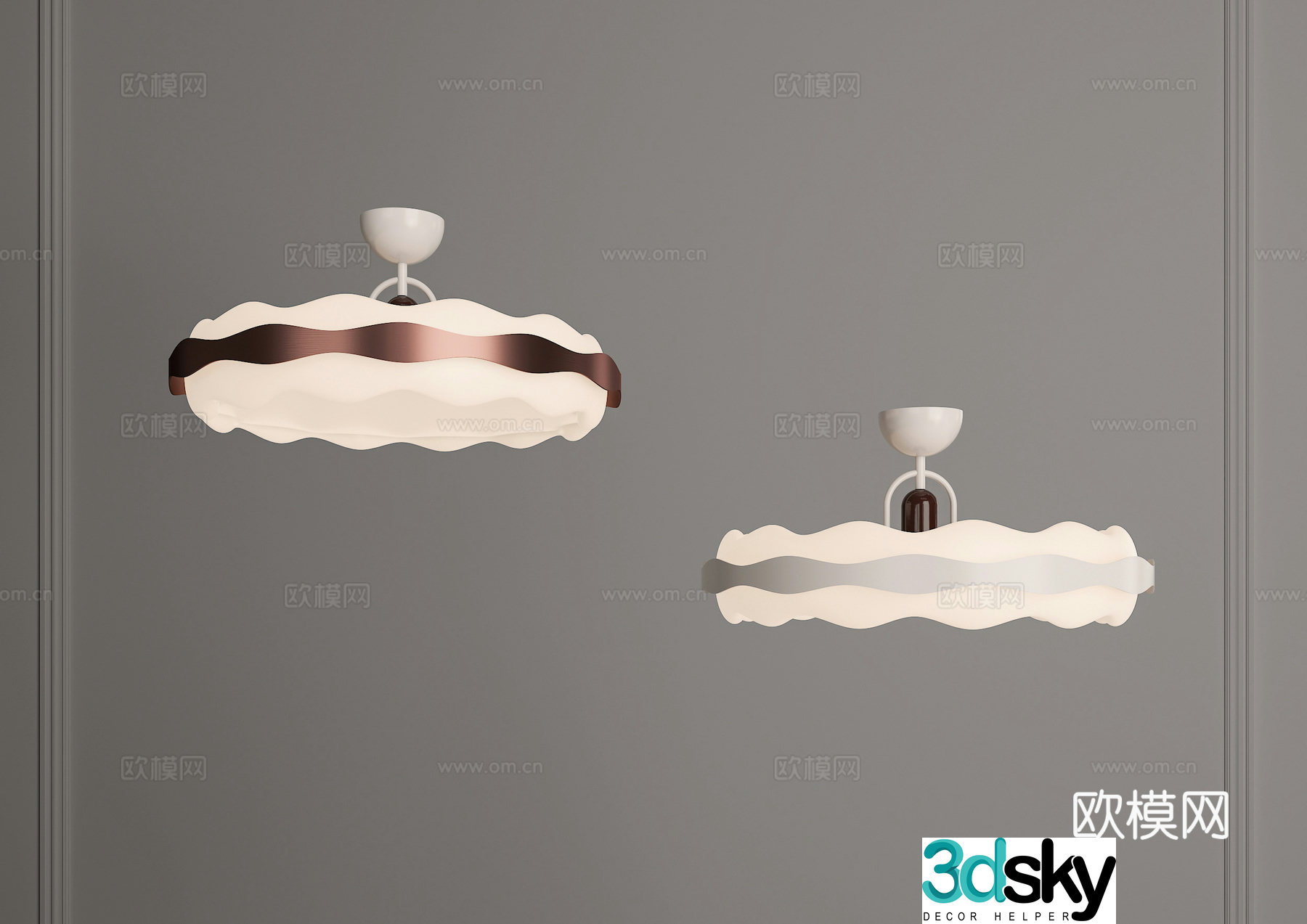 Bedroom ceiling light Living room ceiling light Children ceiling light Cloud ceiling light Creamy air ceiling light 3d model