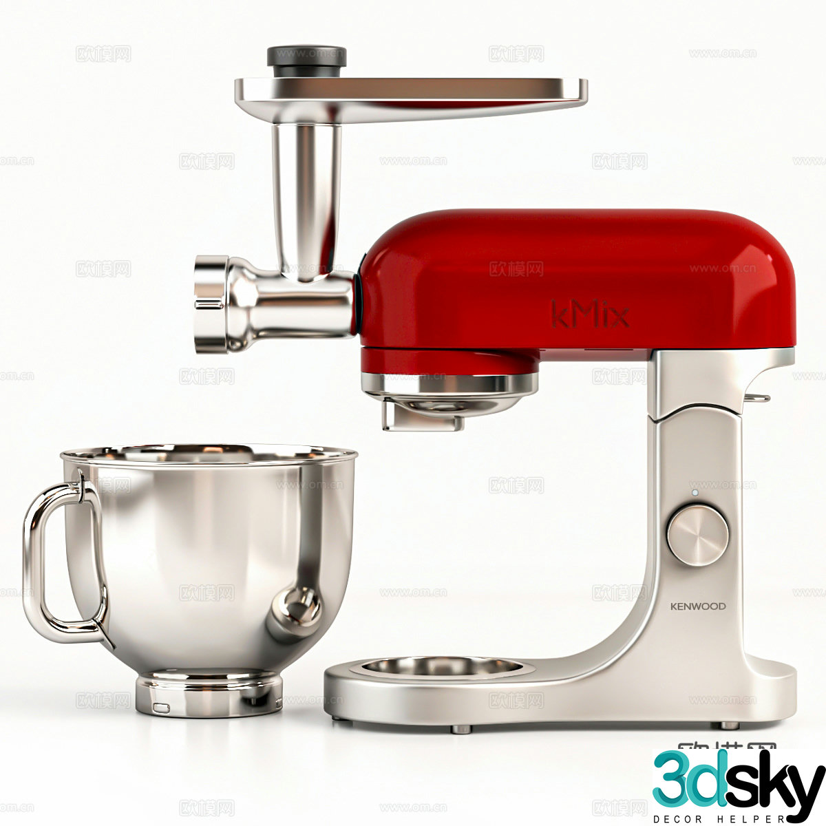 Meat grinder enema machine egg beater milkshake machine kitchen appliances daily appliances mixer 3D model