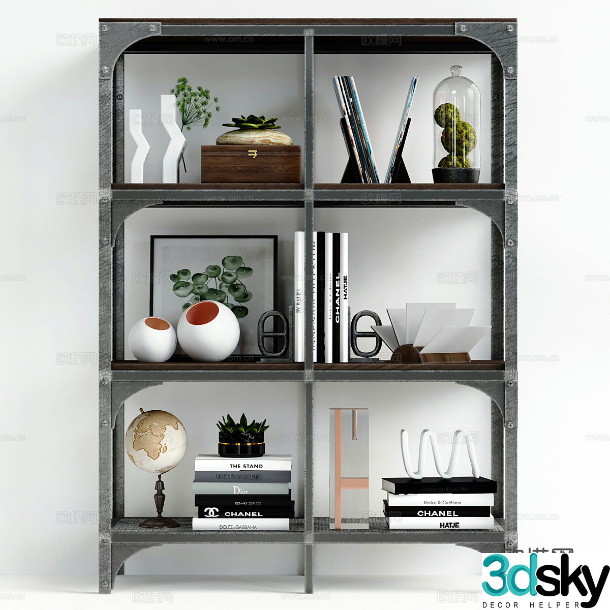 3D model of shelf