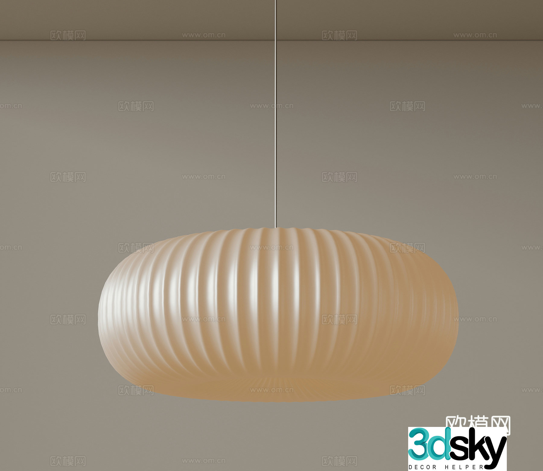 Modern medieval style chandeliers minimalist chandeliers Nordic simple chandeliers bedroom bedside chandeliers single head 3D model