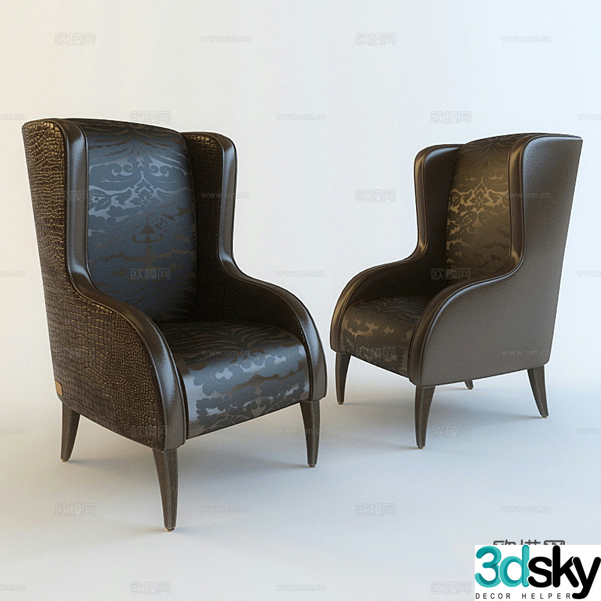 Fendi Casa Queen3d Model
