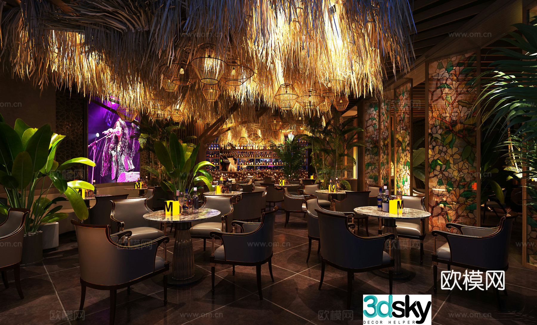 Bar 3d model