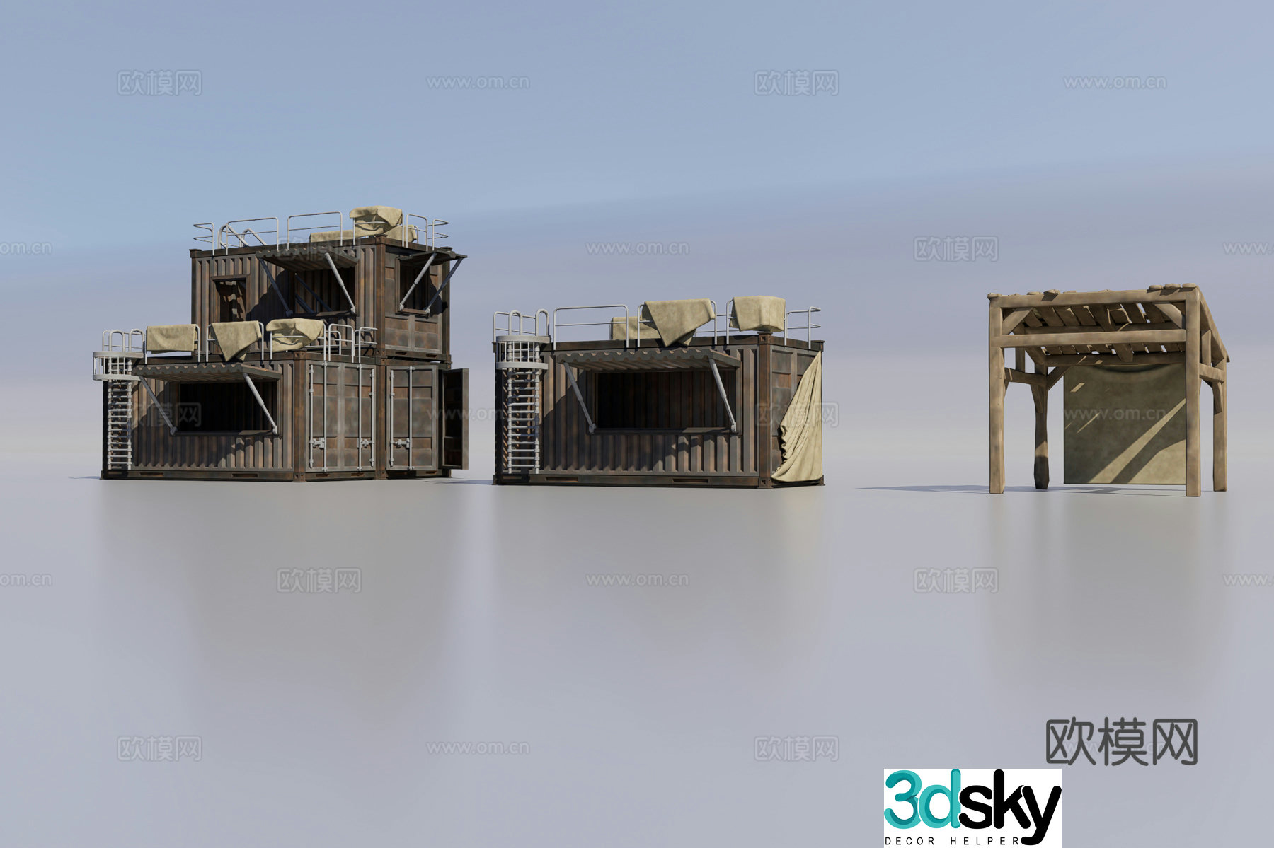 Container 3D model