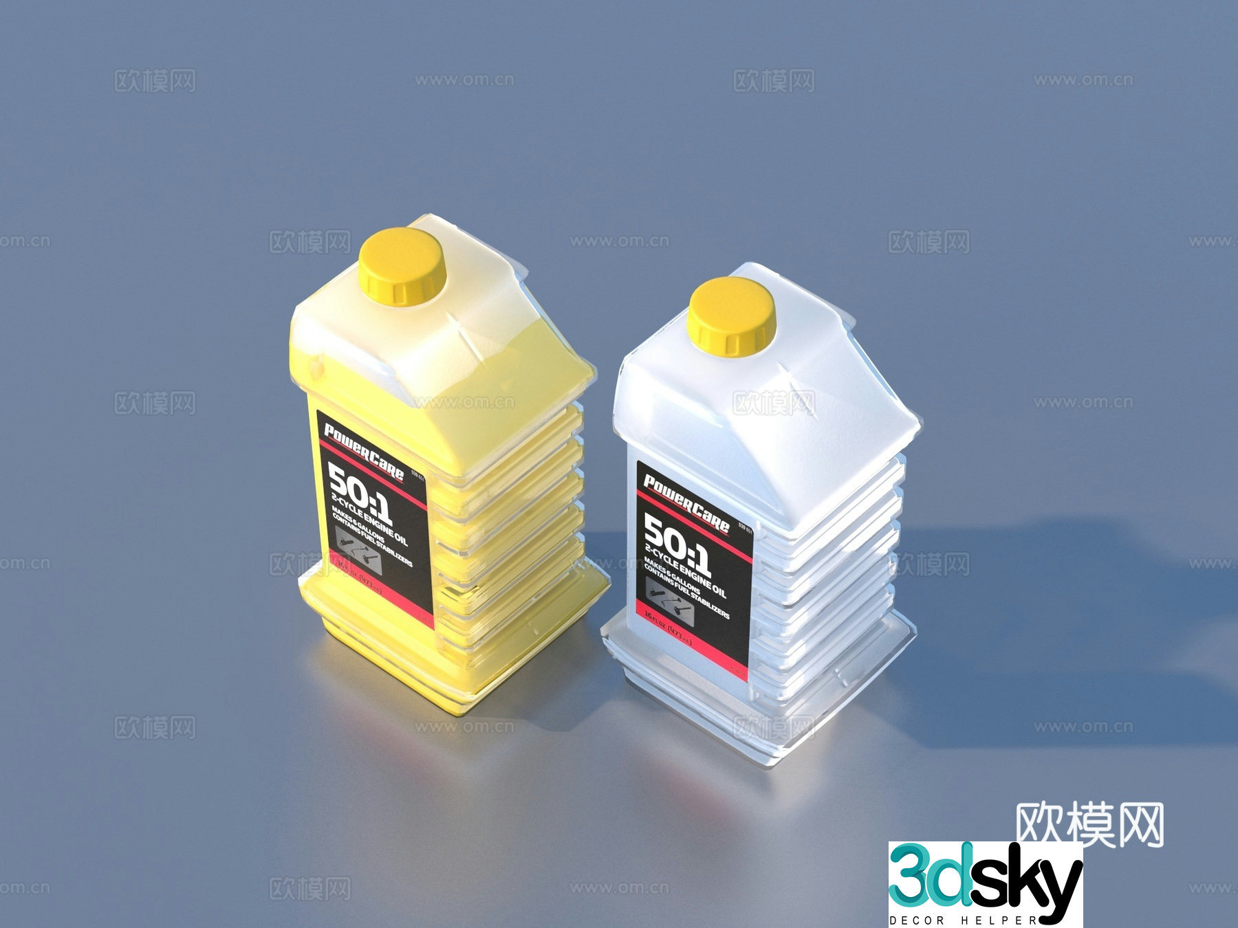 Bottle cap Laundry detergent Oil bottle Oil tank Bottle 3D model