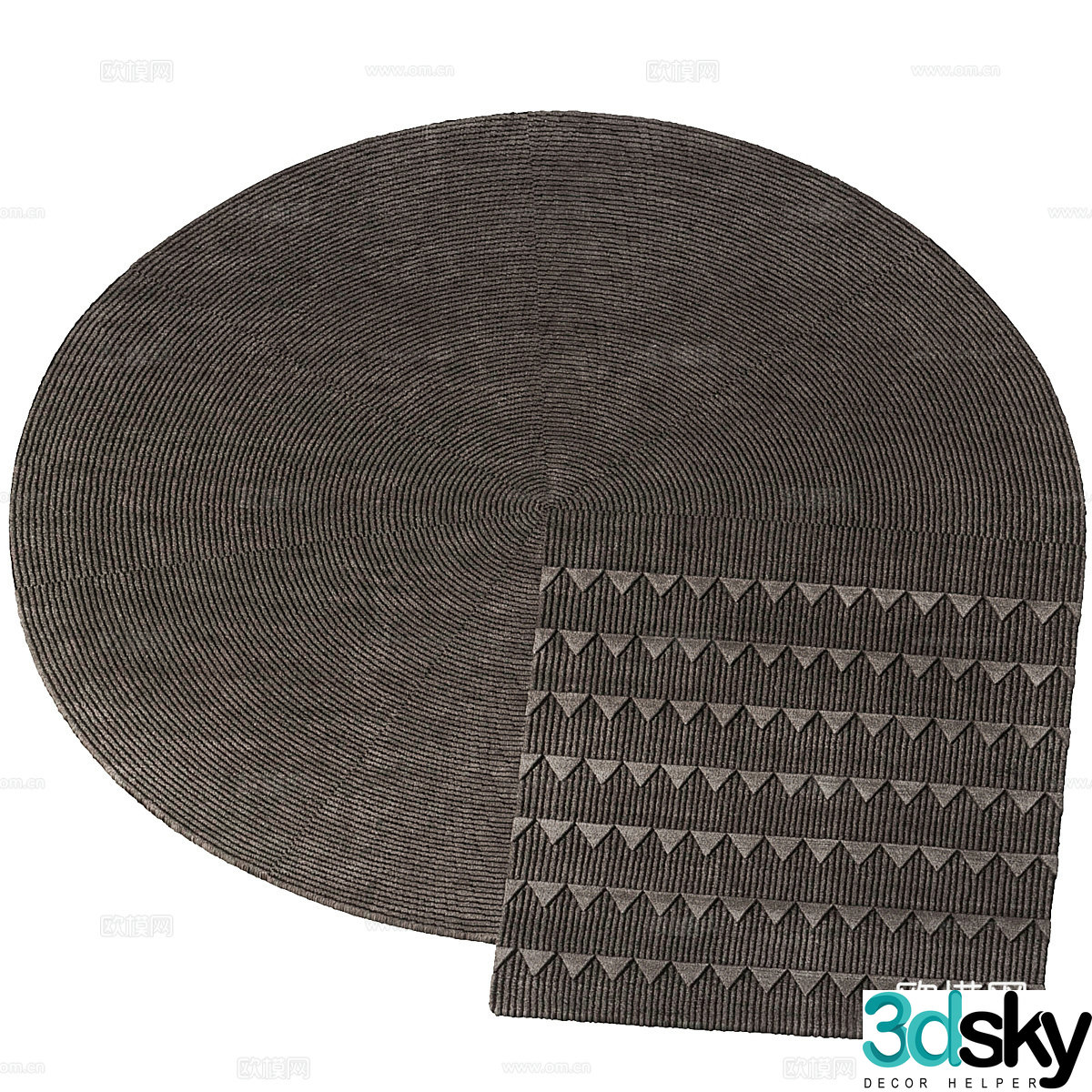 Art carpet Modeling carpet Round carpet Children’s carpet Retro carpet Blanket Negotiable area 3D model