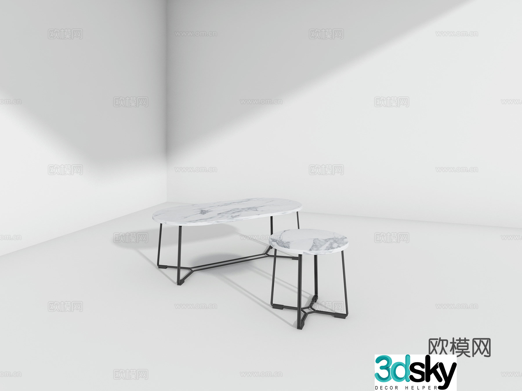 Tea table3d model