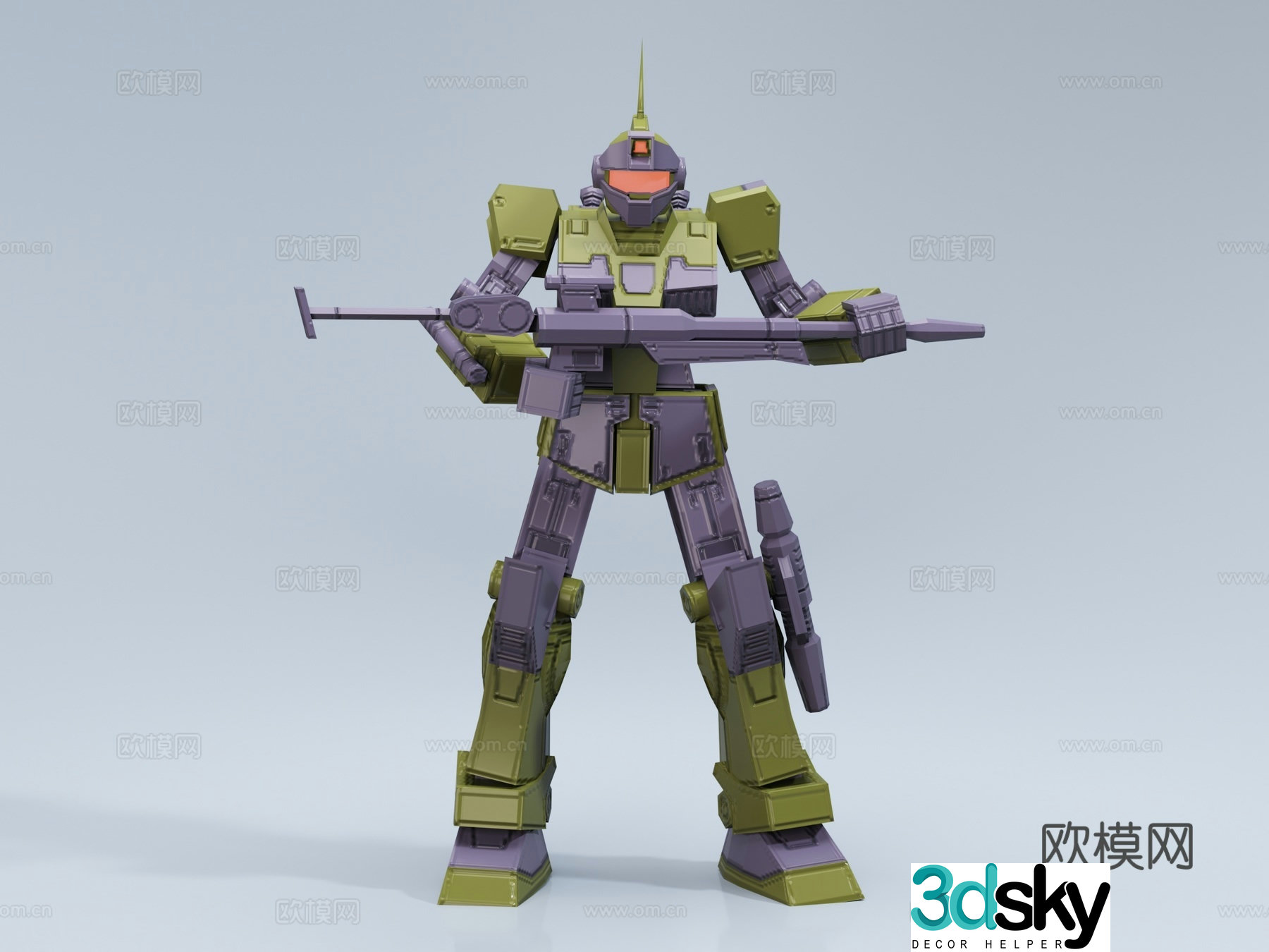 Modern toy Lego Robot Ornament Up to 3d Model