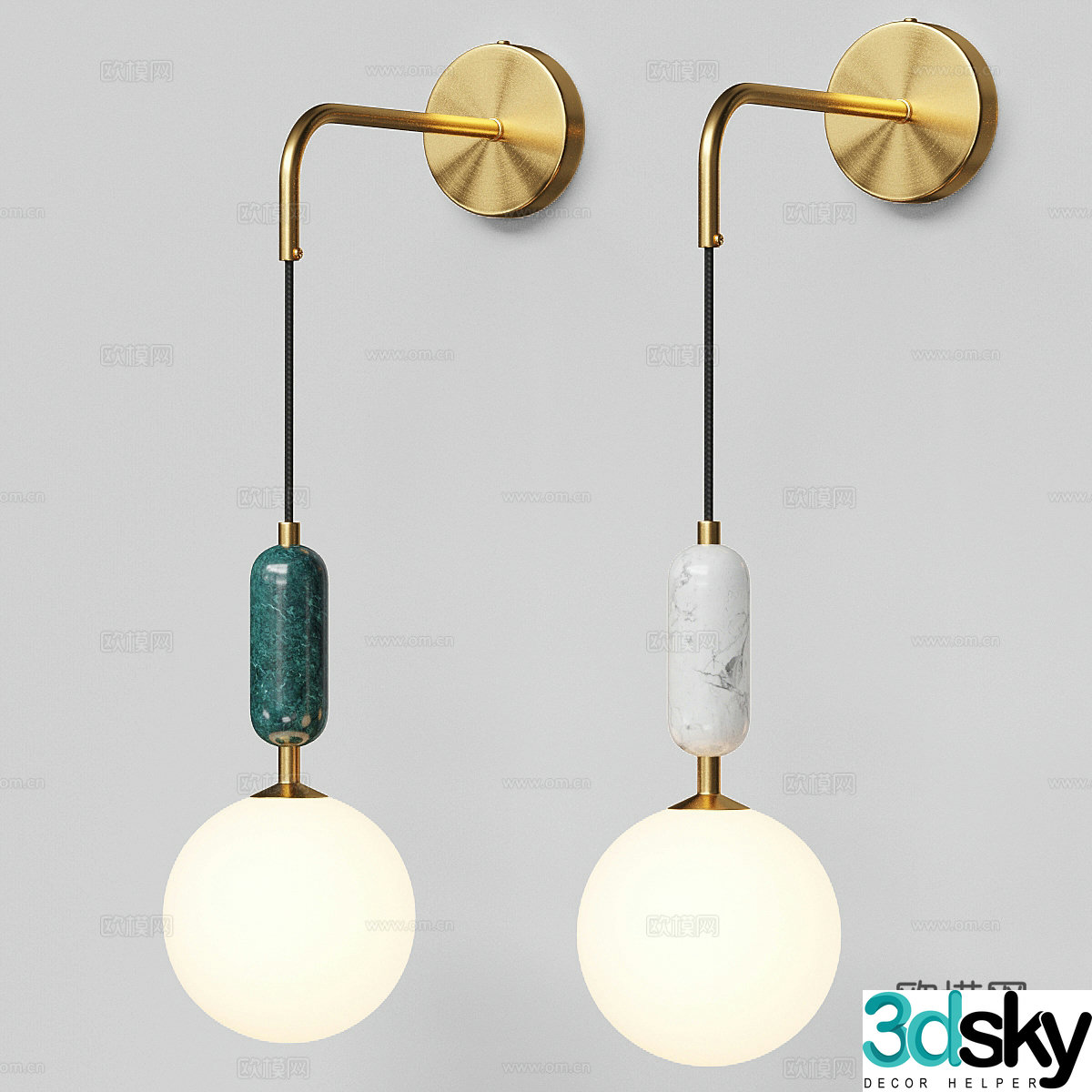 Light luxury wall lamp Decorative wall lamp Garden wall lamp Outdoor wall lamp Bedside wall lamp Simple wall lamp 3D model