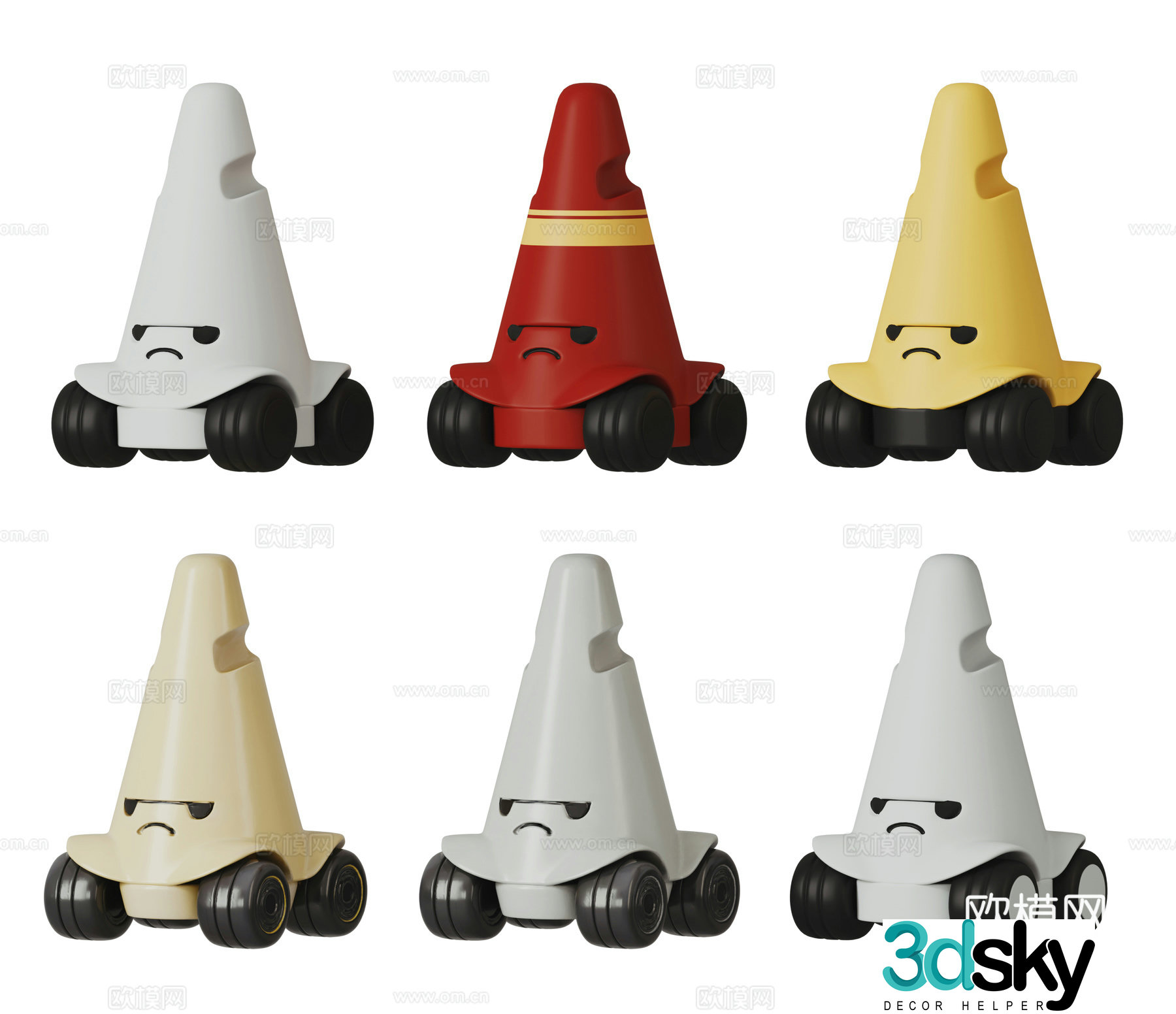 Modern toy 3d model