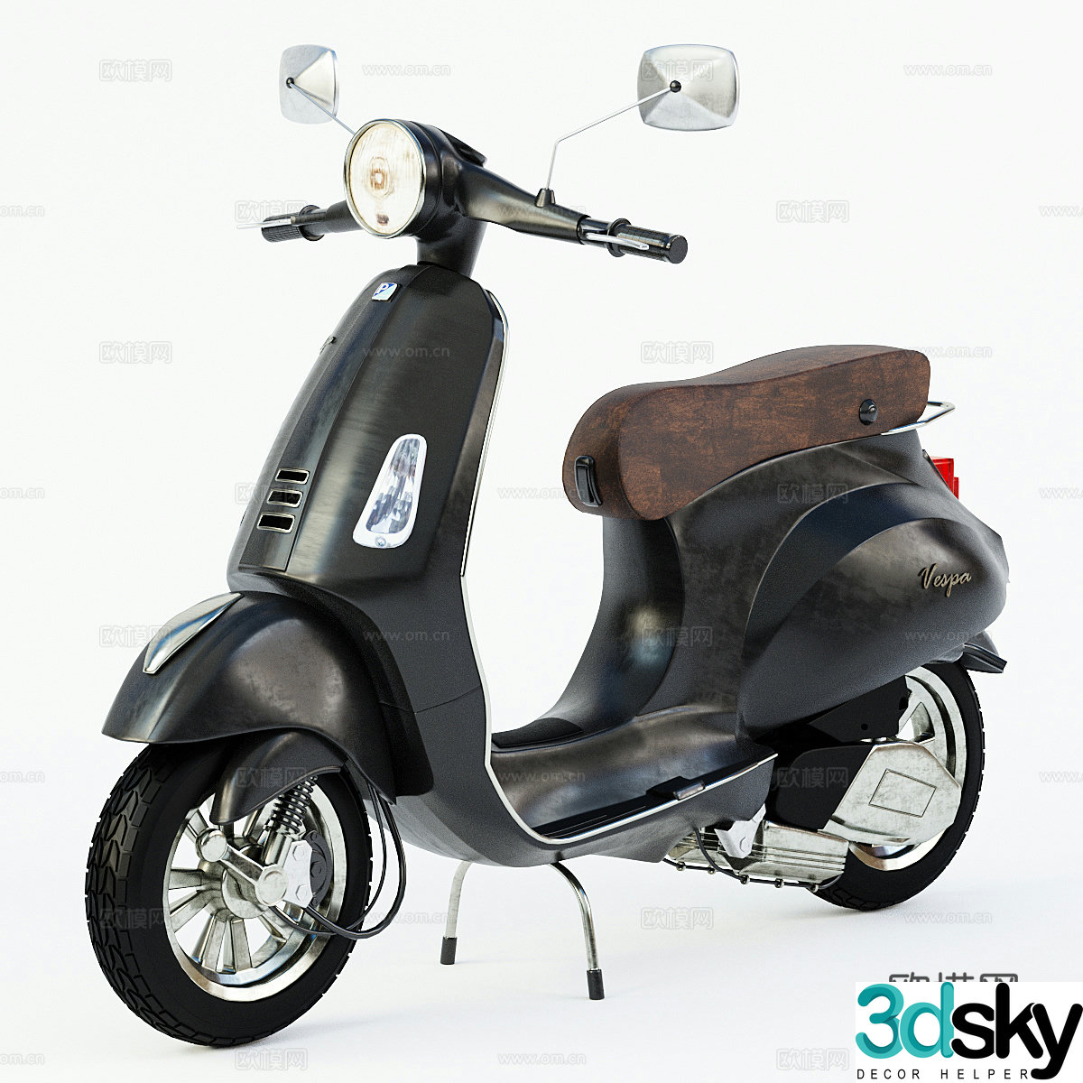 3D model of electric car