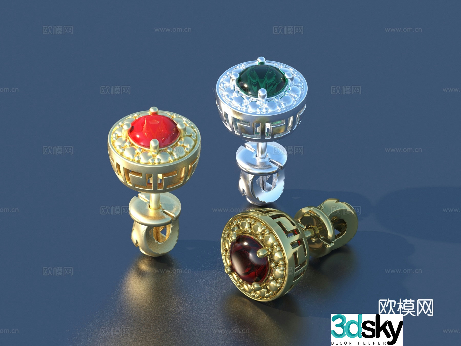 Ring Diamond Ring Gem Ring Gold Ring Silver Ring Jewelry 3D Model