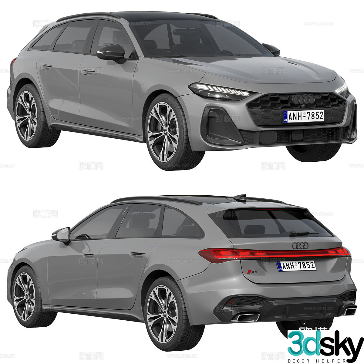 Audi A5 Avant 20253d model