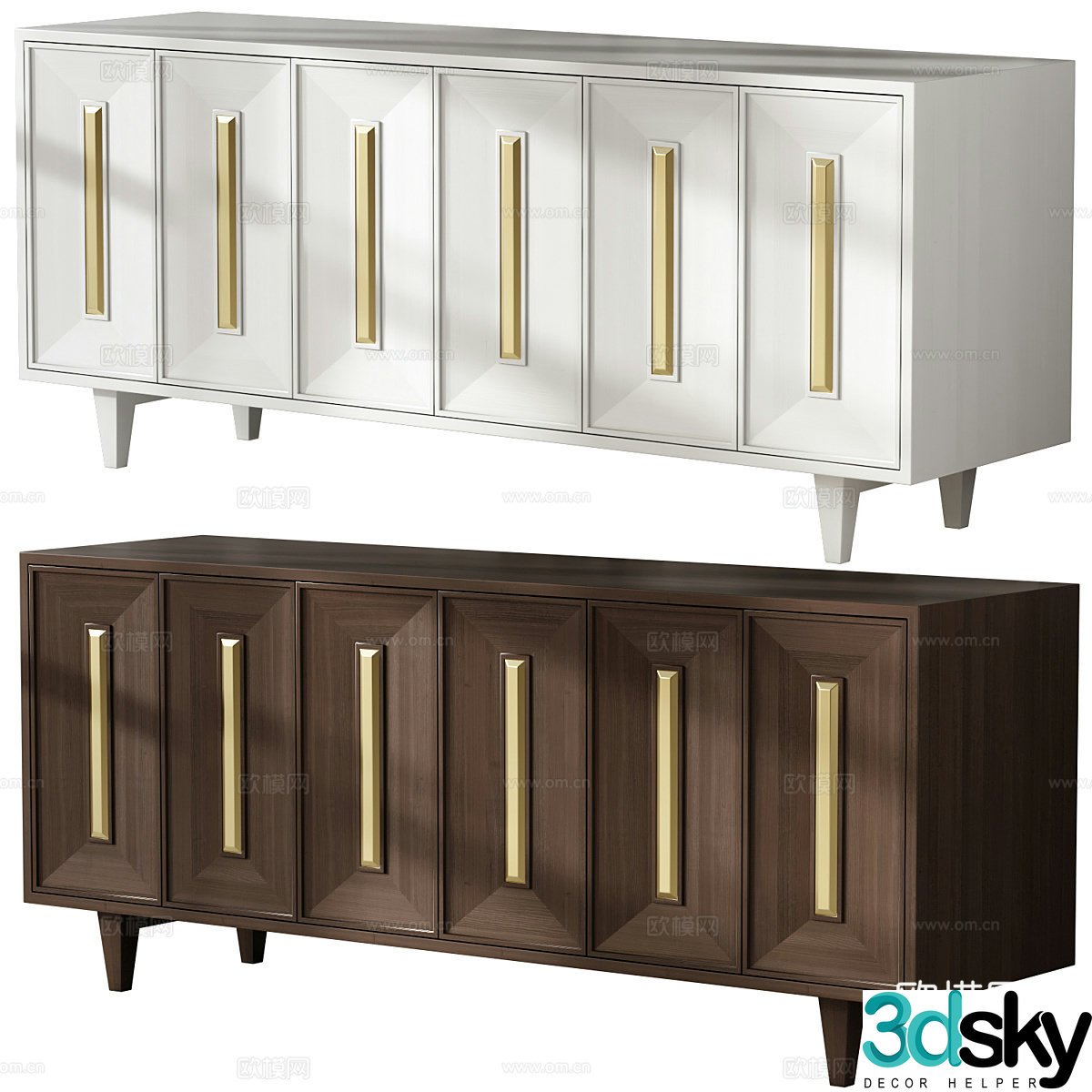 Creative TV Cabinet Solid Wood TV Cabinet Medium TV Cabinet Low Cabinet Side Cabinet Storage Cabinet Decoration 3D Model