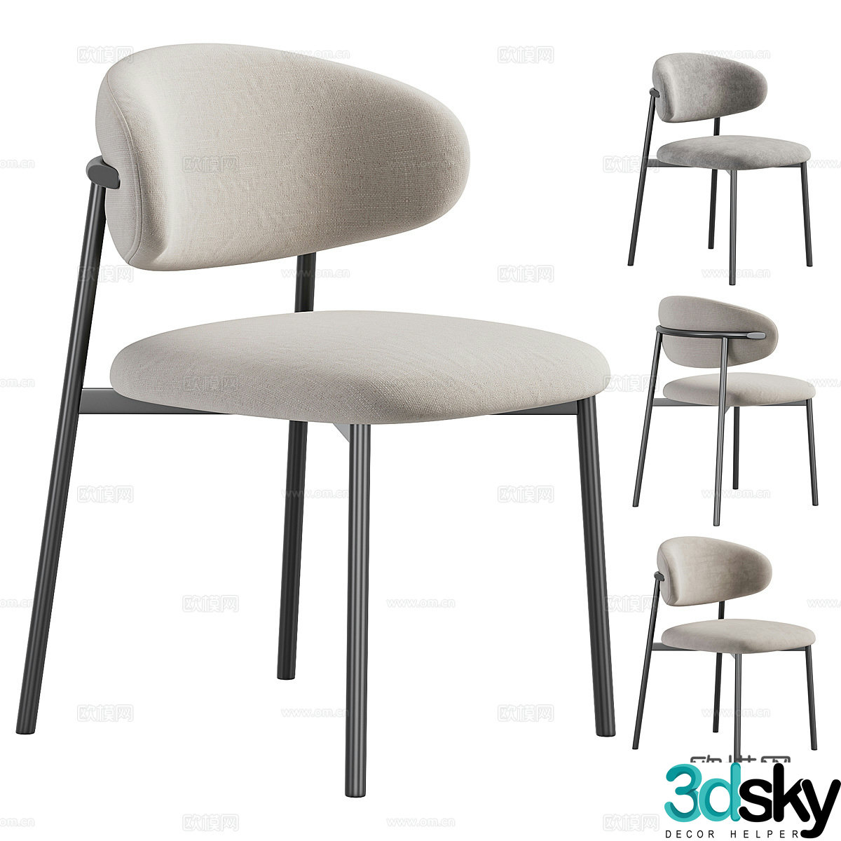 Ferrara chair 3d model