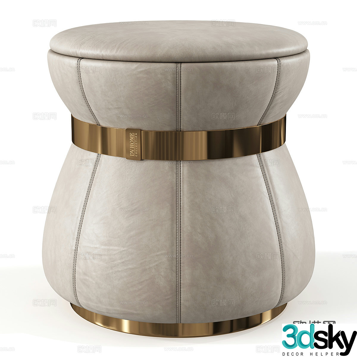 New Chinese style light luxury DV HOME Coco 3D model