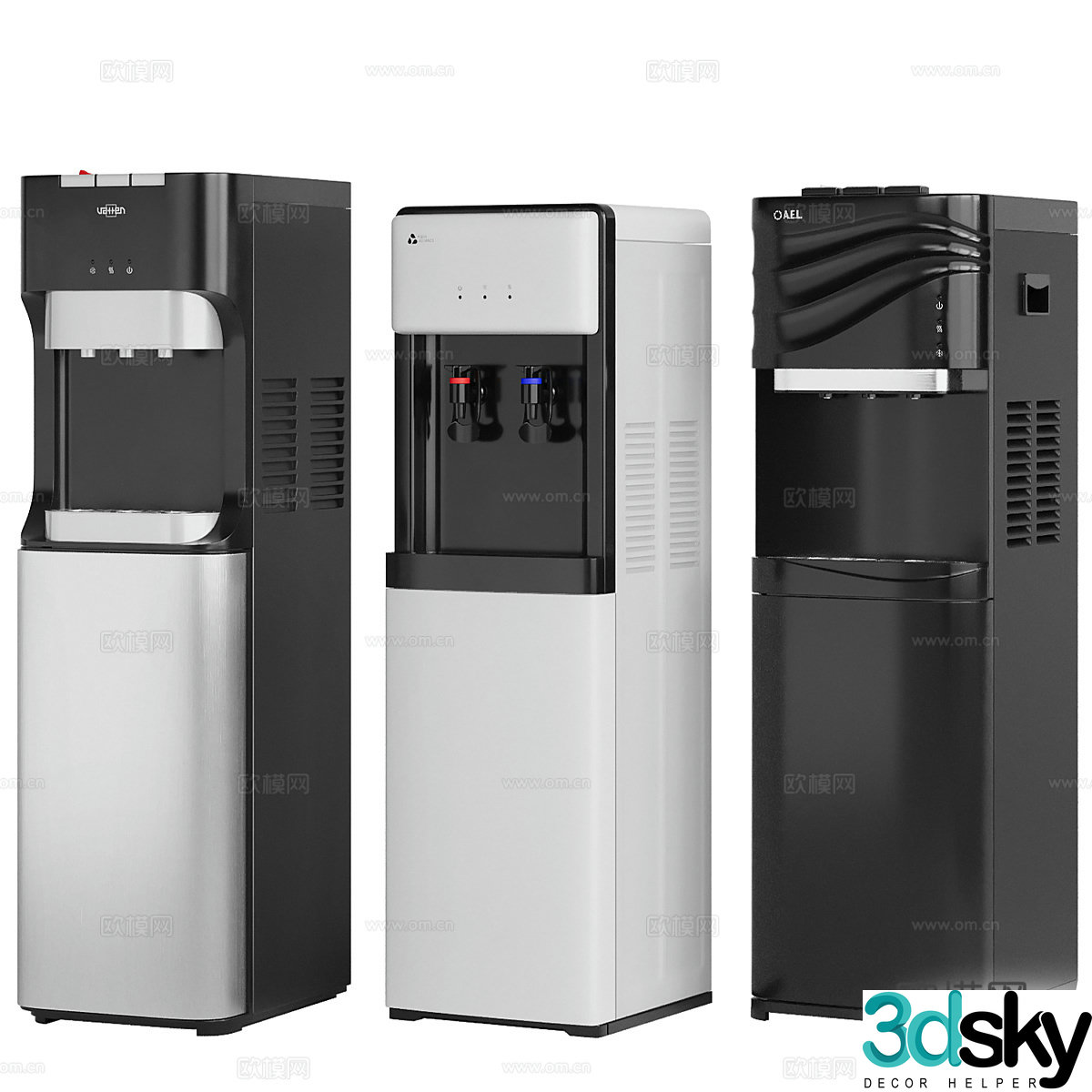 Water dispenser Water purifier 3D model