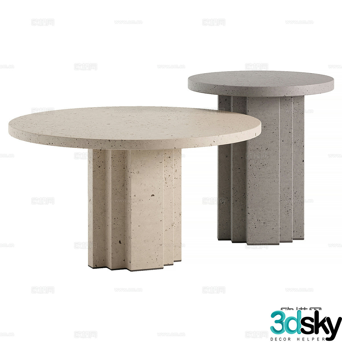 Wasabi SCALEA Coffee Table Combination 3D Model