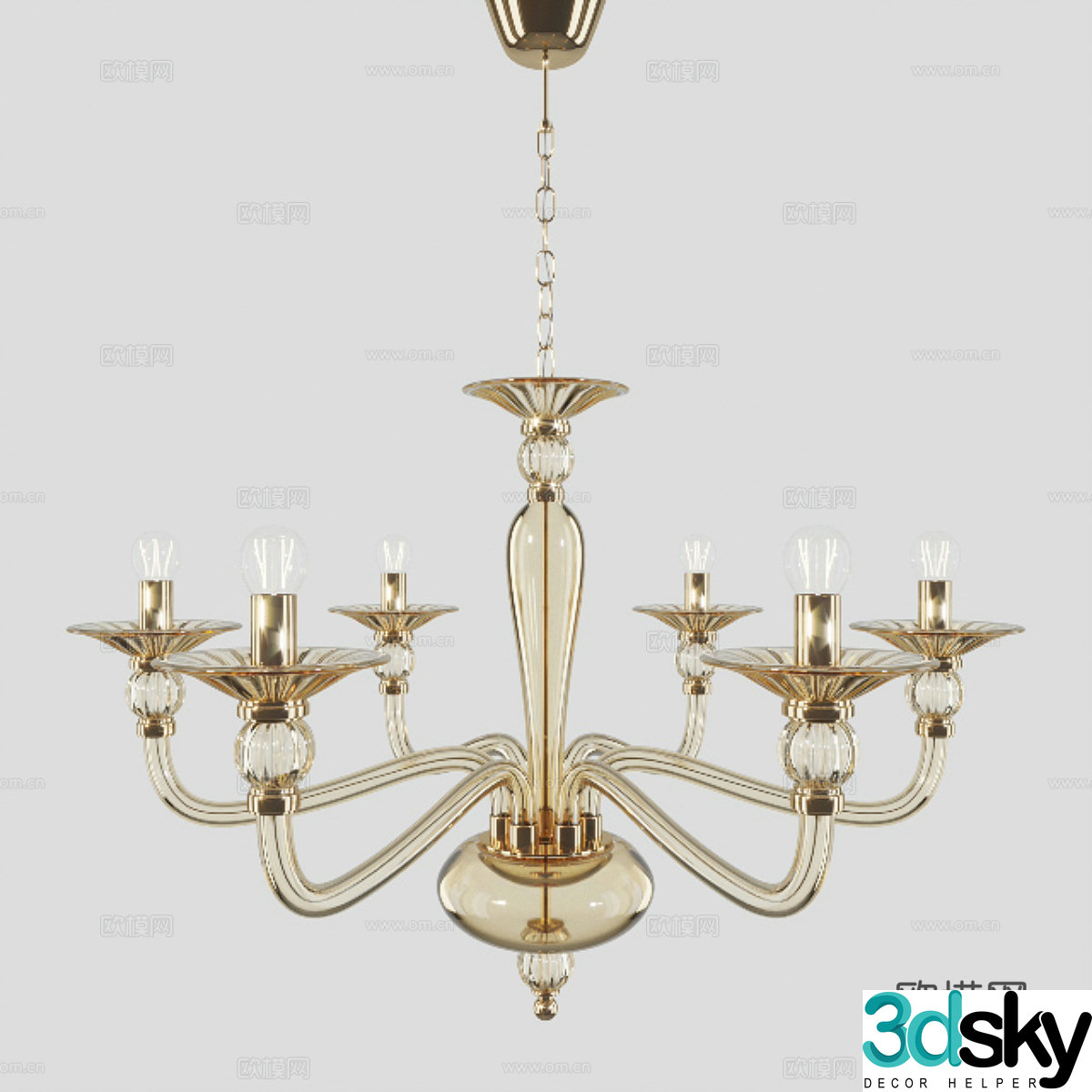 Ideal Lux Danieli Amber SP63d Model