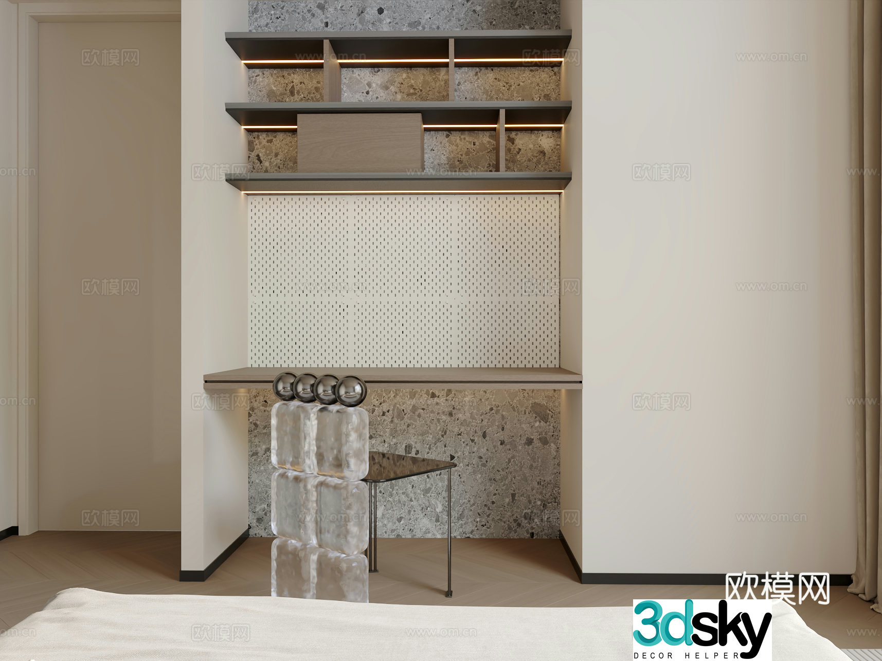 Desk 3d model