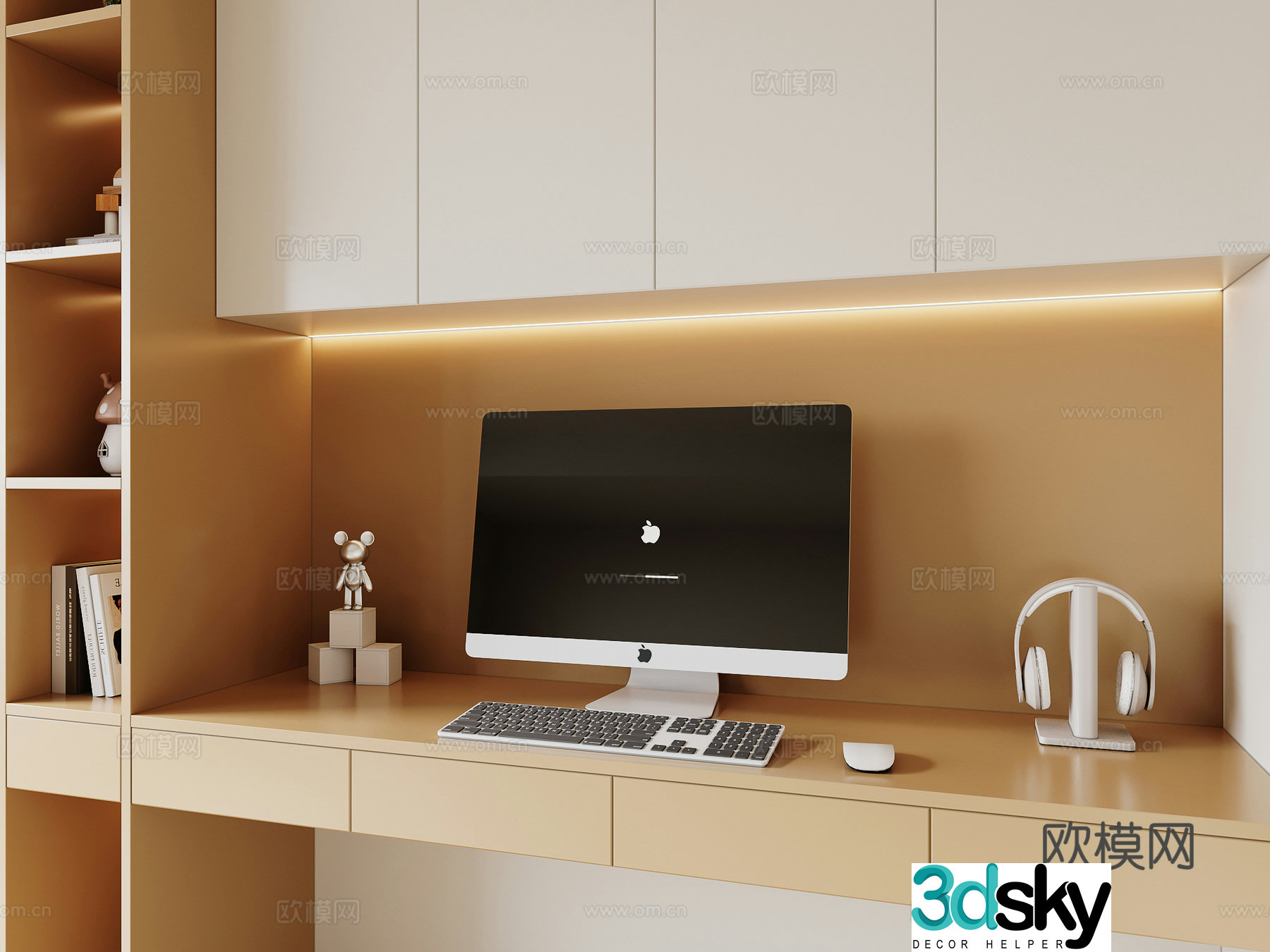 Modern desk ornament 3d model
