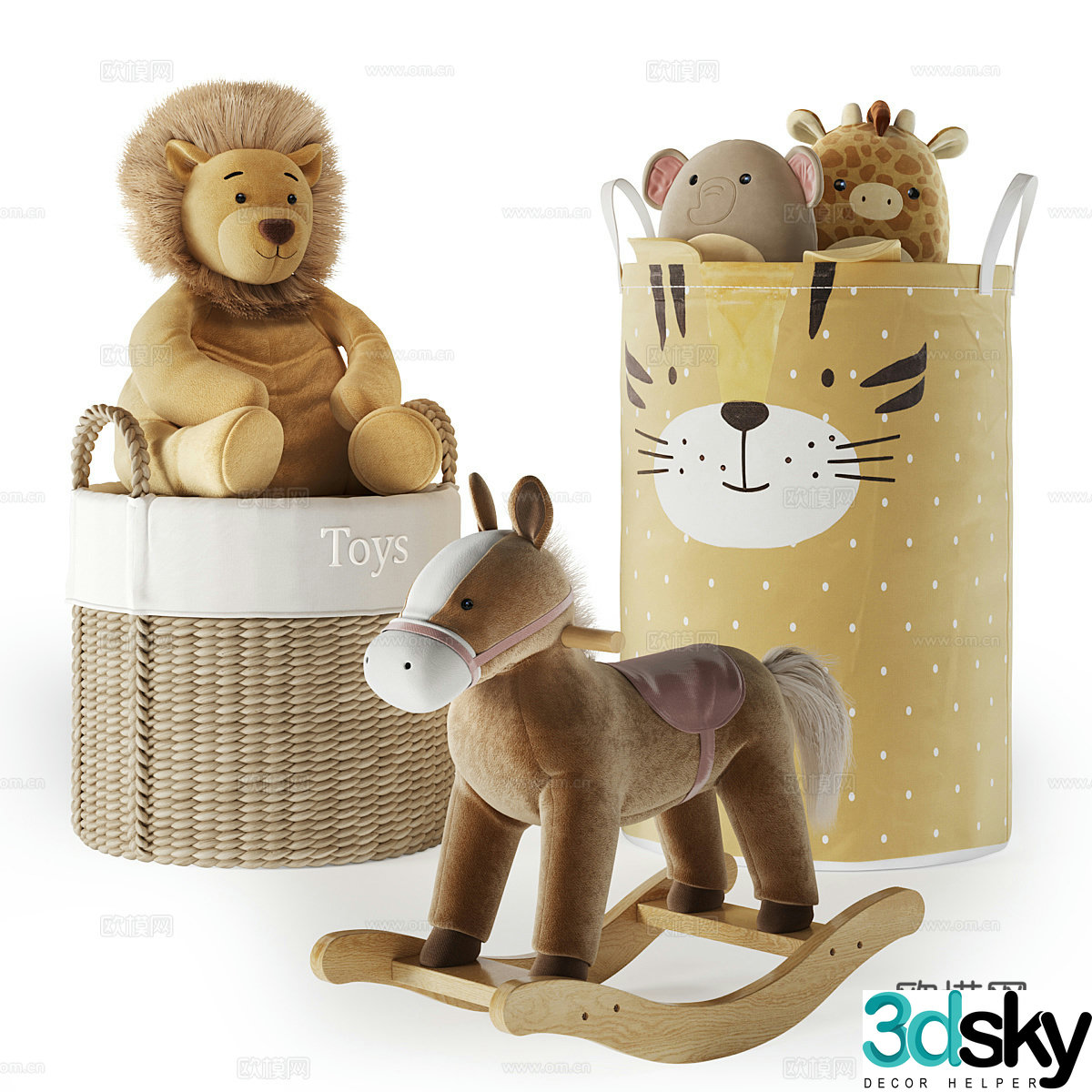 Children’s toys Plush toys 3d model