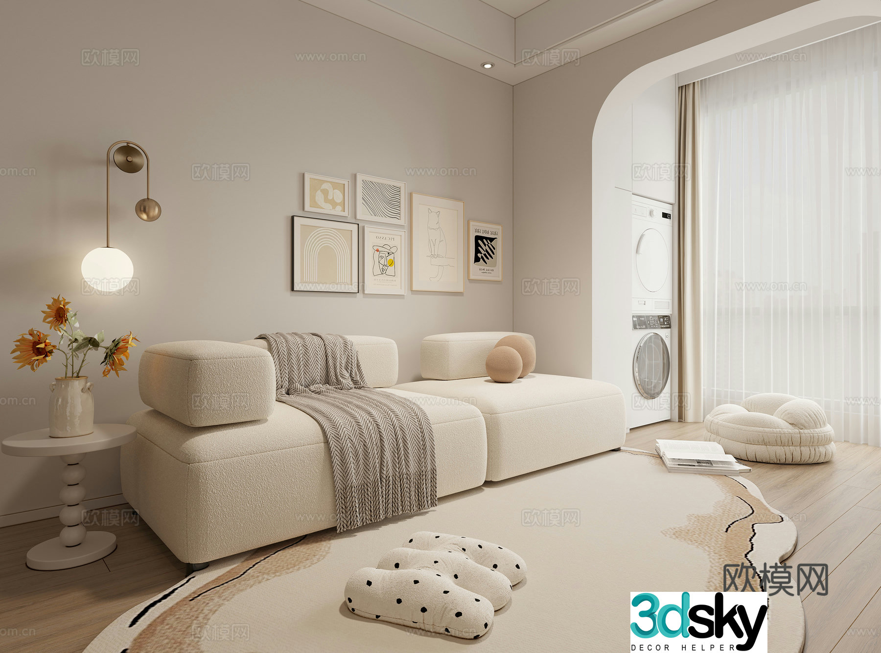 Living room 3d model
