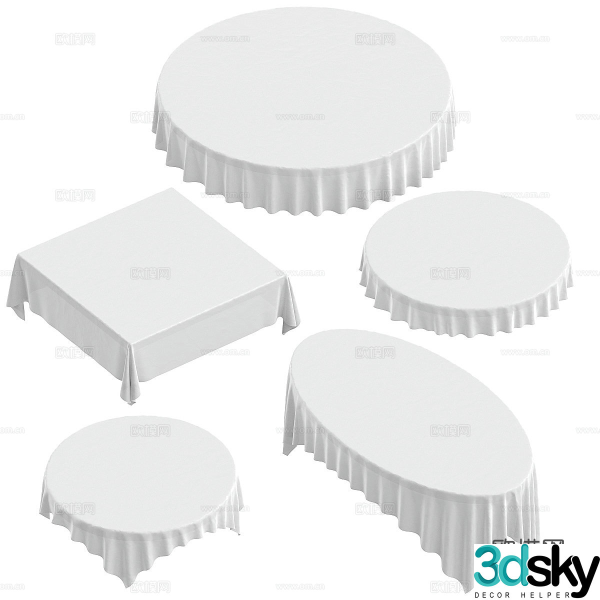 Tablecloth 3d model