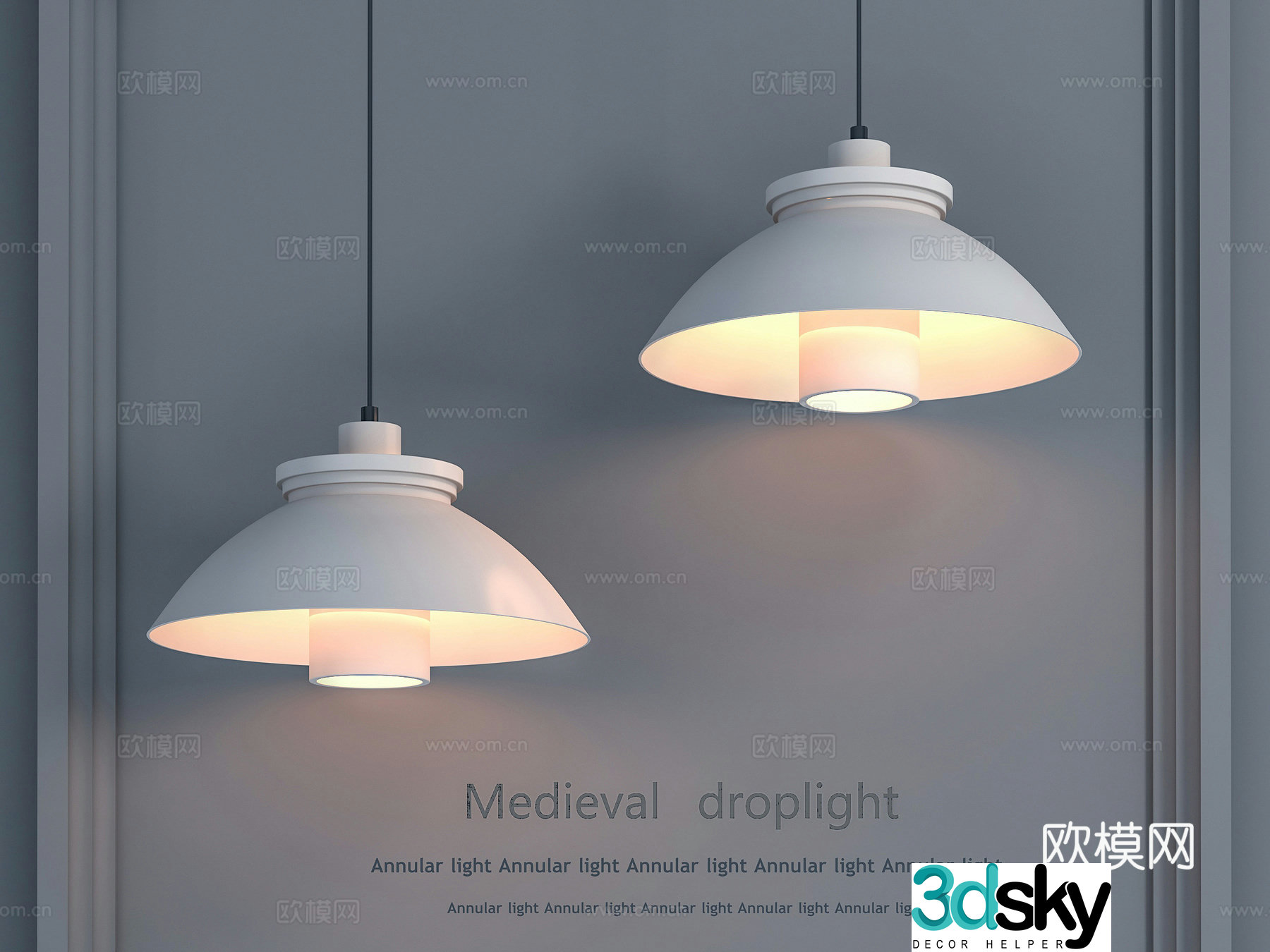 Modern restaurant chandeliers bar art chandeliers bedside chandeliers 3D model