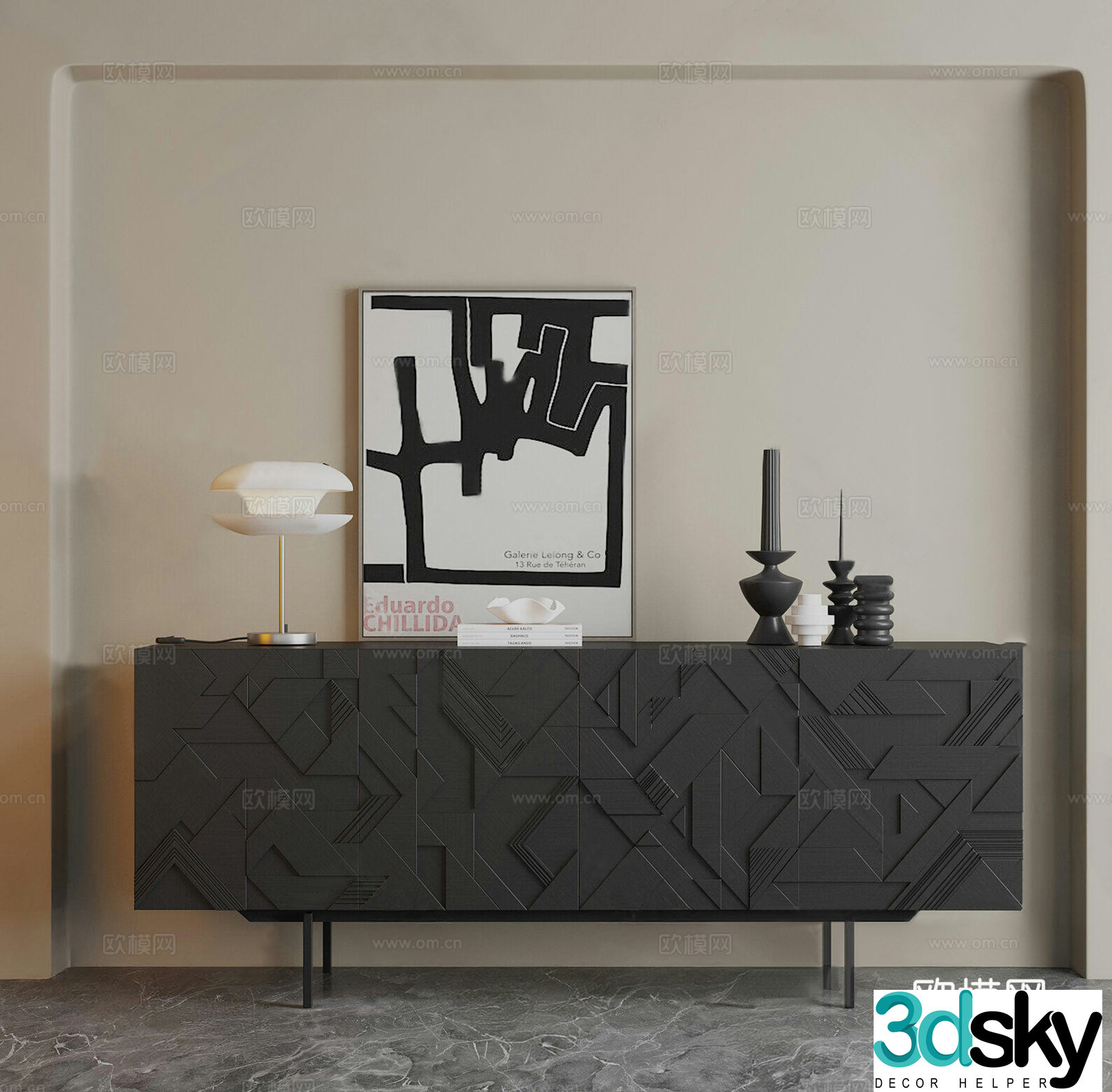 Wasabi wind edge cabinet 3D model