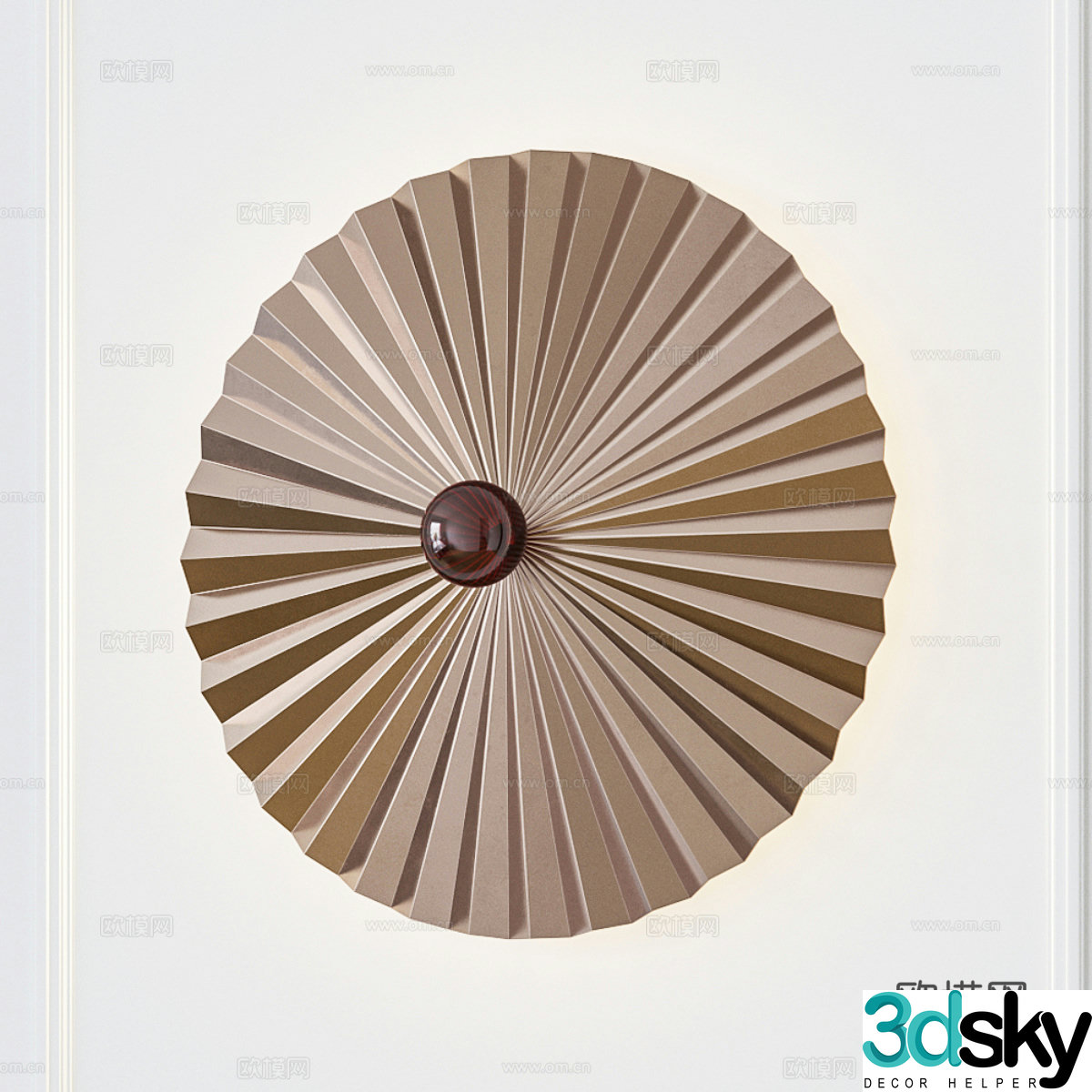Wall decoration pendant wall lamp circular pendant art wall lamp art pendant art wall decoration creative 3d model