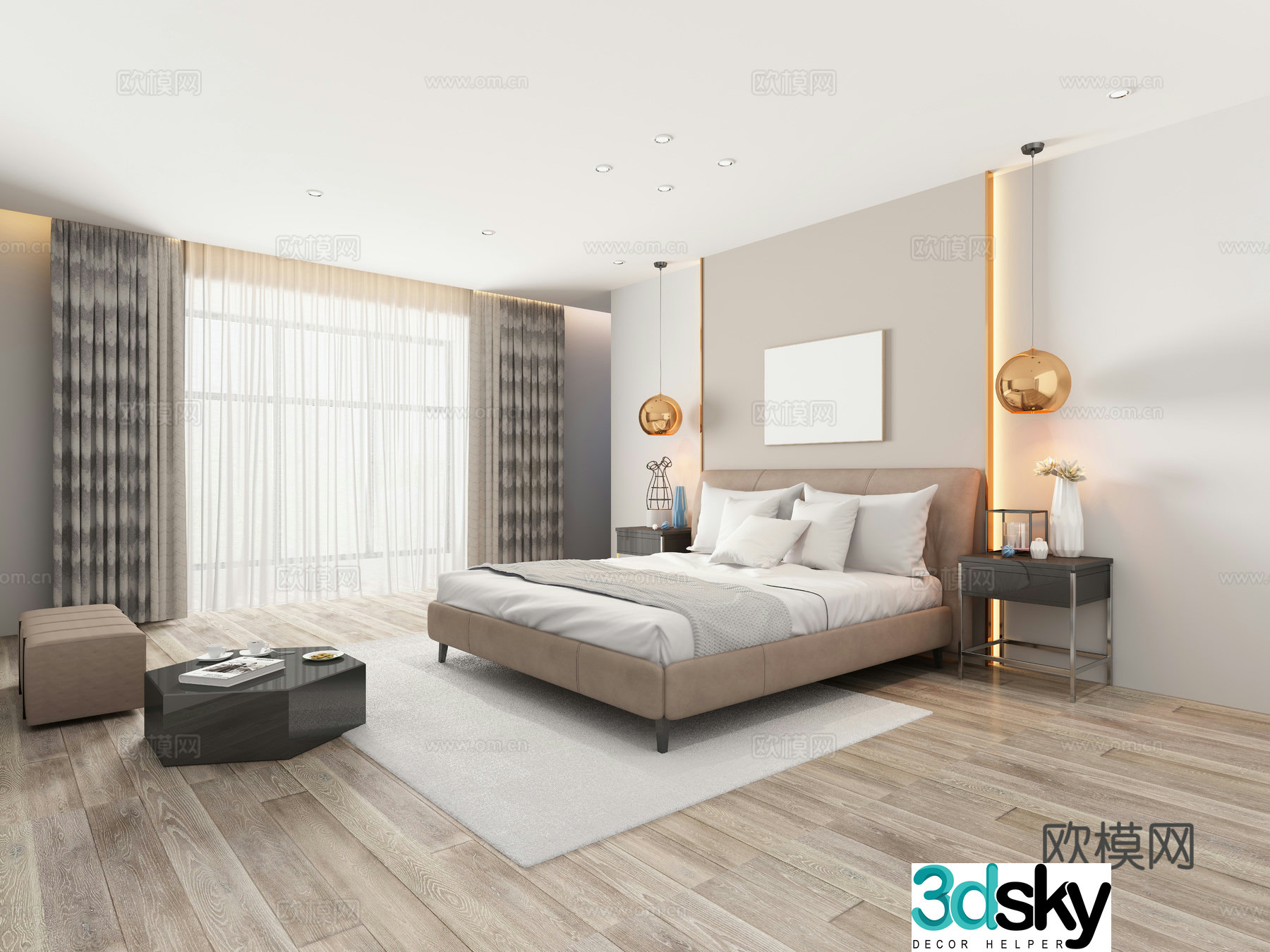 Modern solution—-Second bedroom 0013d â€‹â€‹model