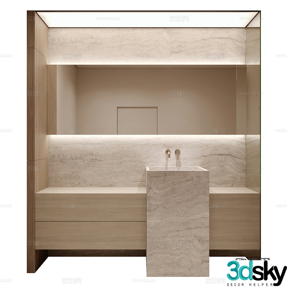 Bathroom furniture 013d model
