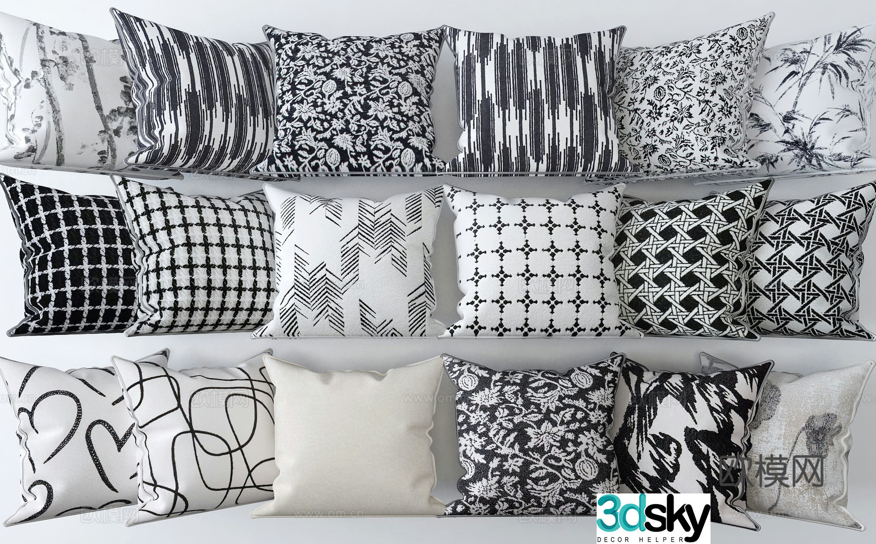 3D model of pillow