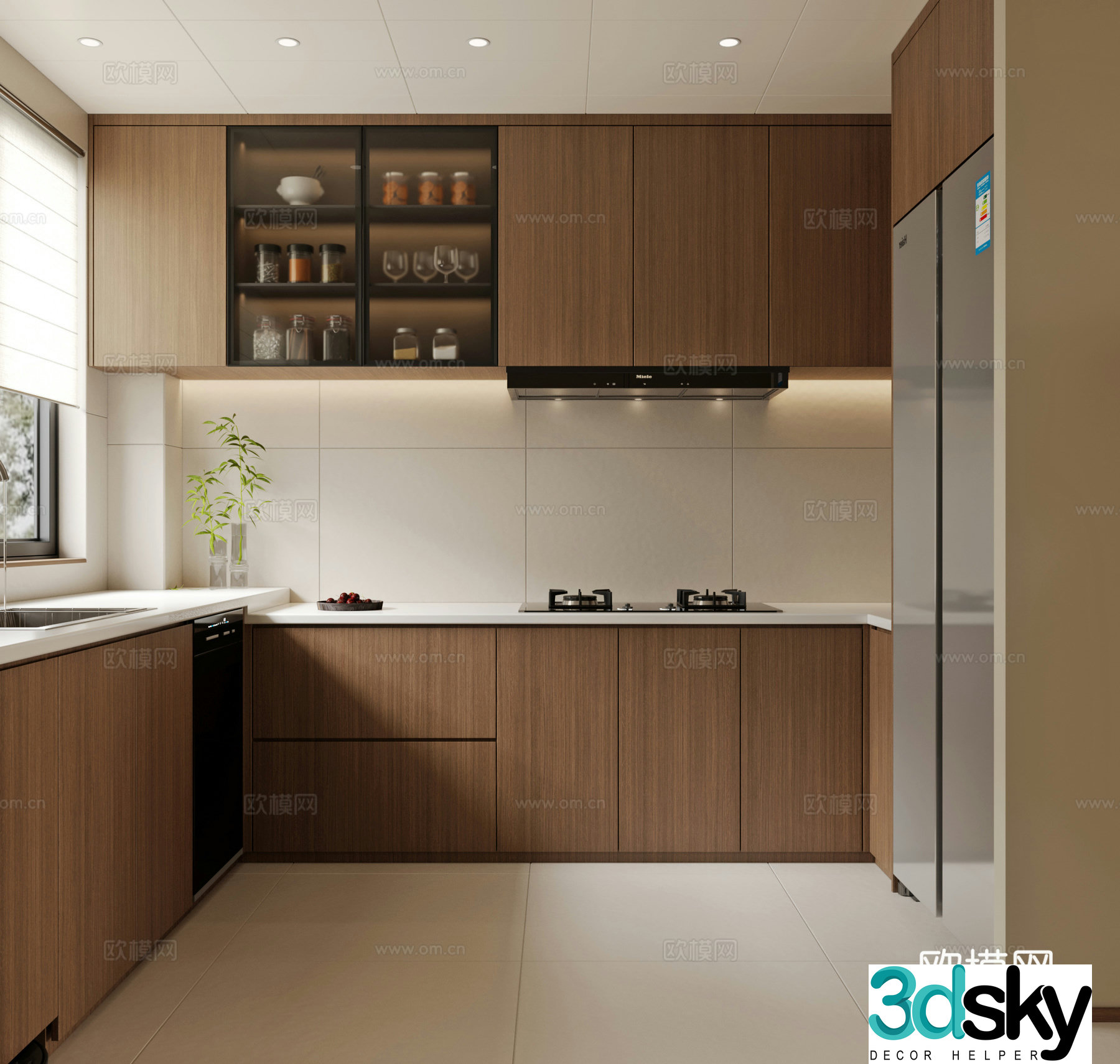 Wasabi Kitchen 3D Model