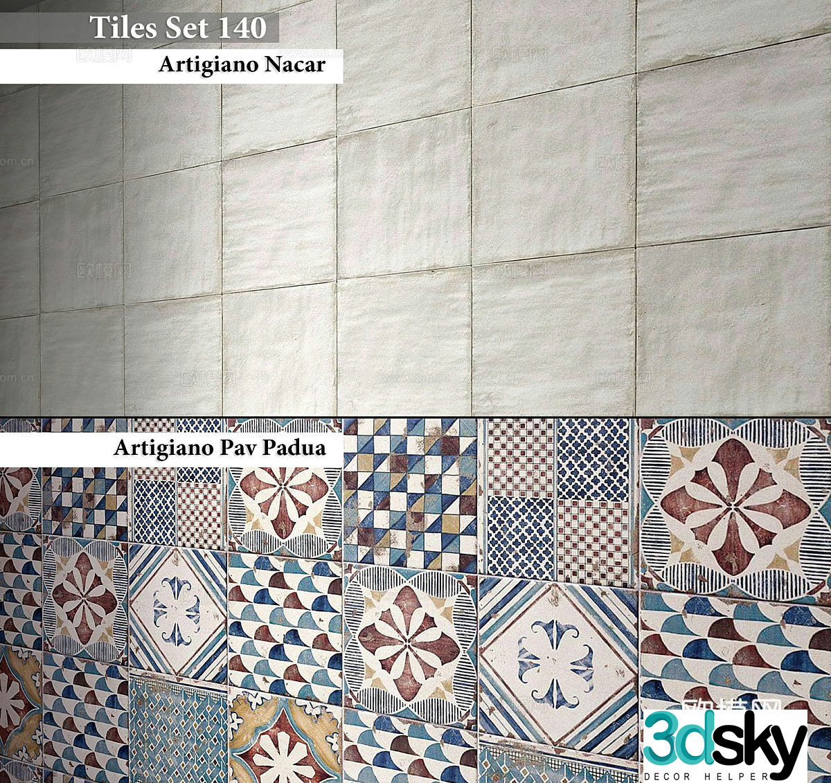 Flower tiles Dining table wall tiles cultural tiles retro tiles antique tiles kitchen and bathroom tiles bathroom tiles 3d model