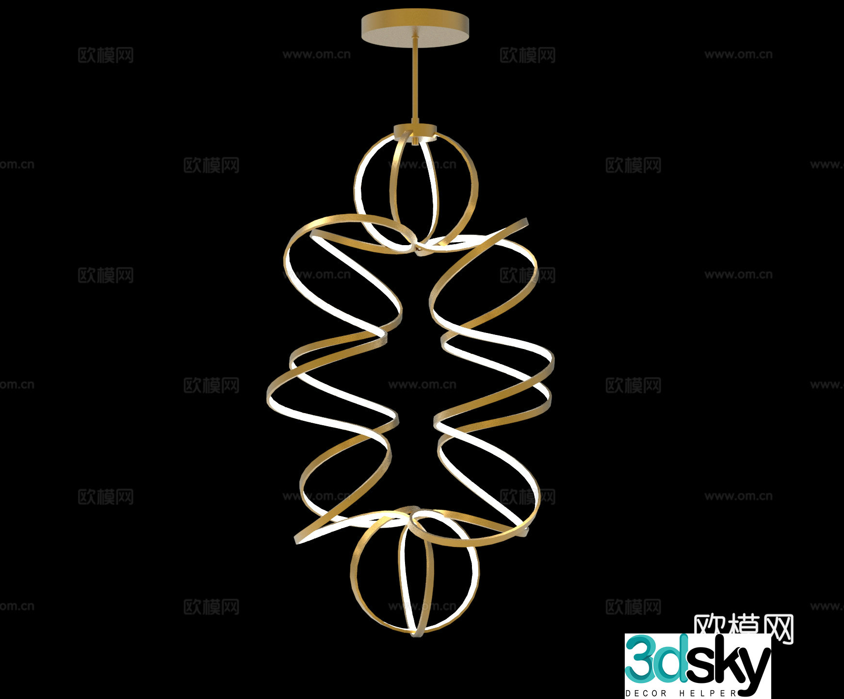 Modern lamp 3d model