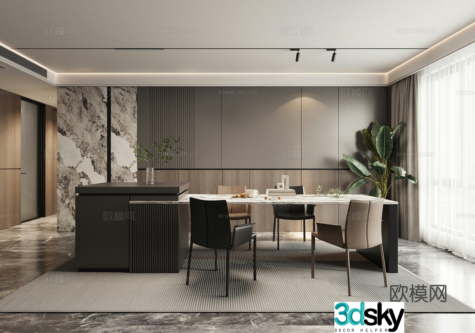 Restaurant 3d model