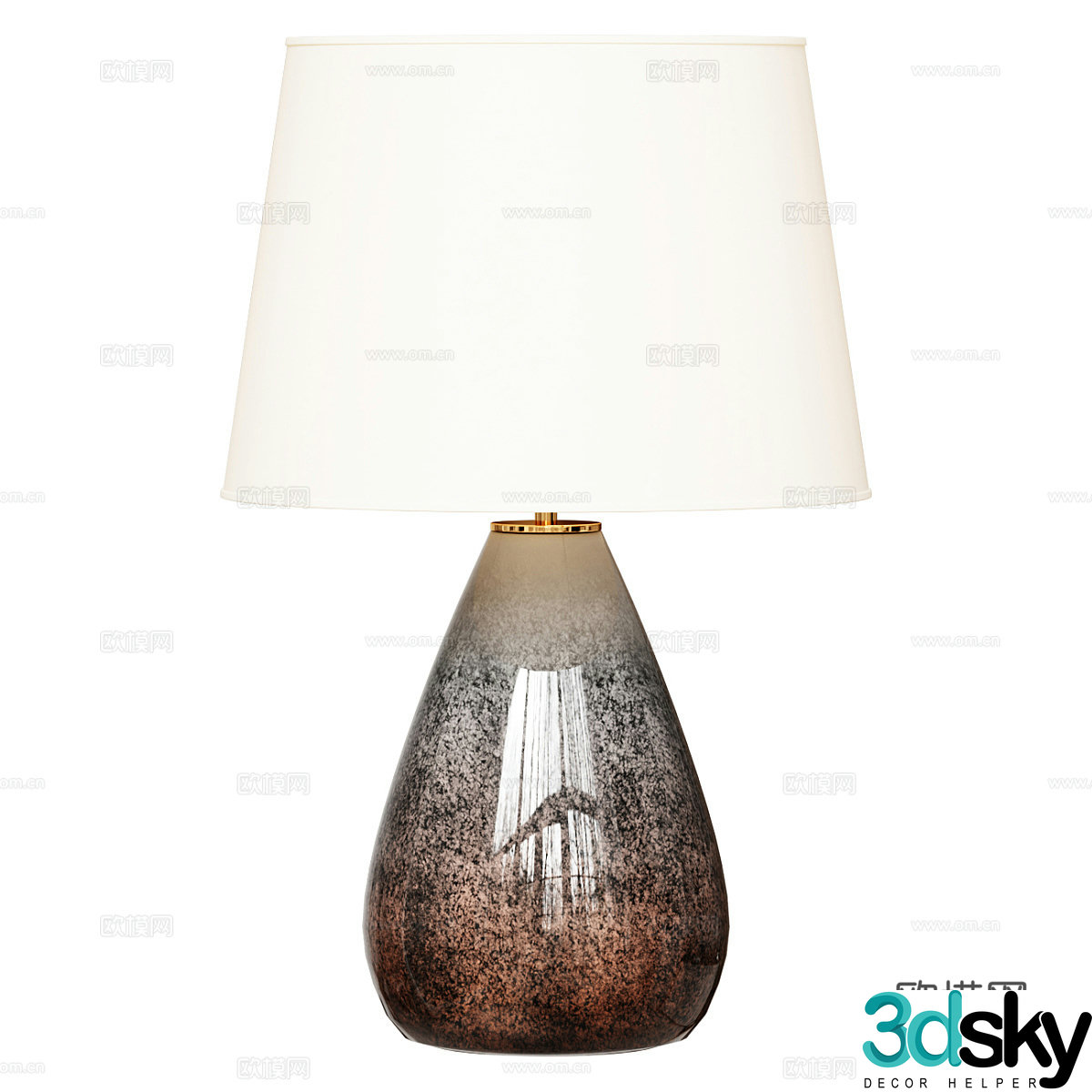 Chinese table lamp medieval table lamp ceramic table lamp paper table lamp decorative table lamp artistic table lamp 3D model