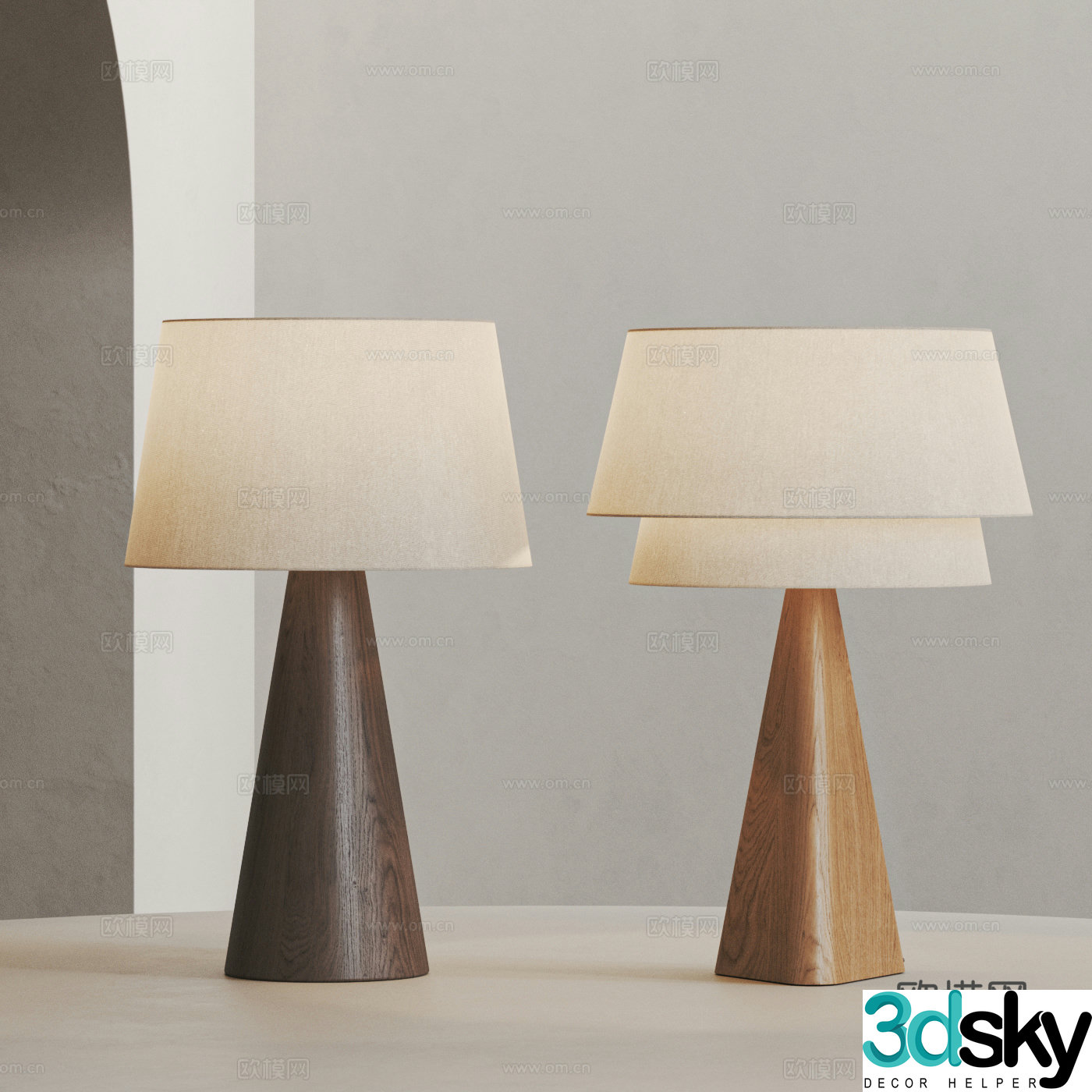 Wasabi Fengteng lamp combination 3D model