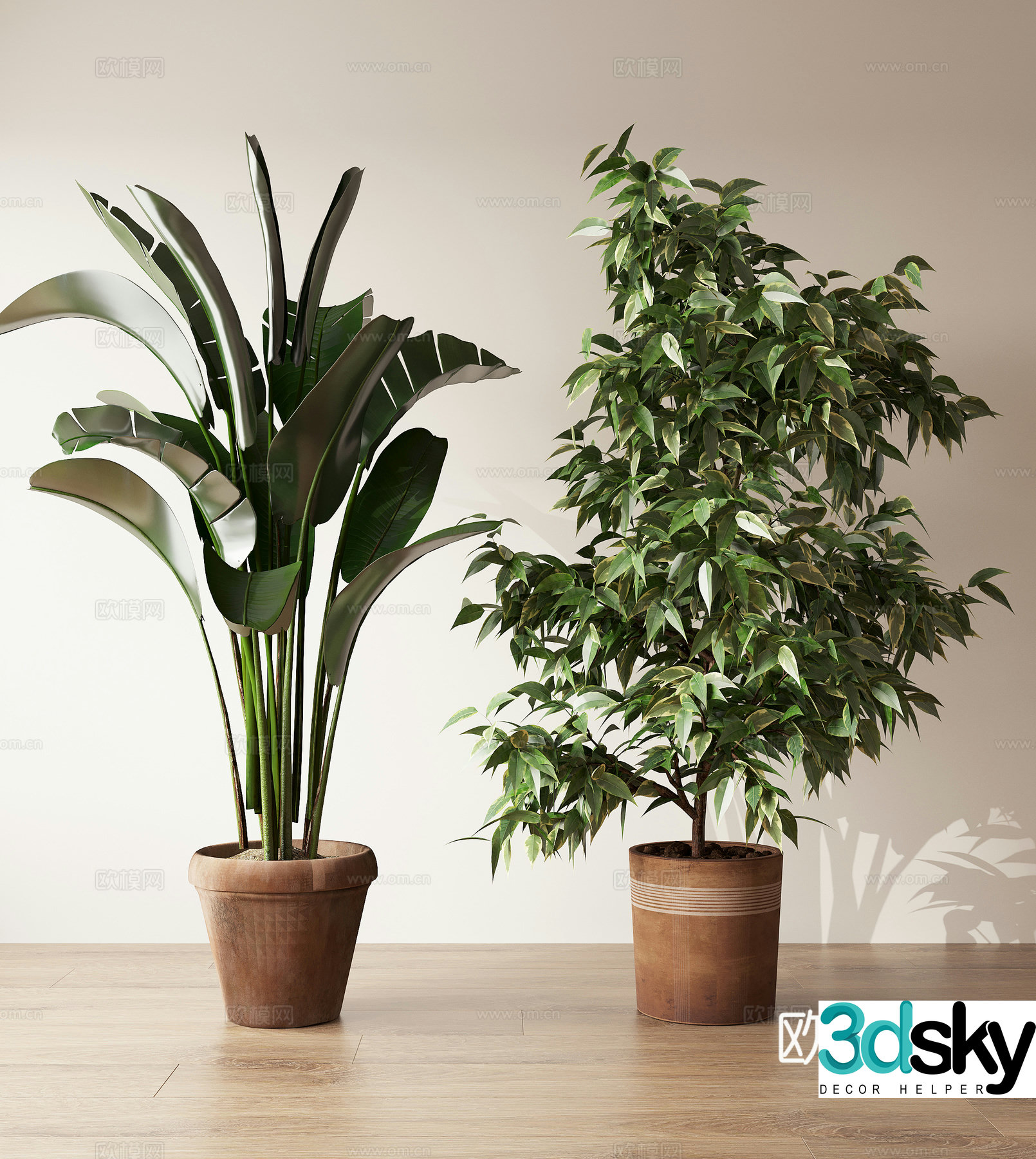 Potted 3D model
